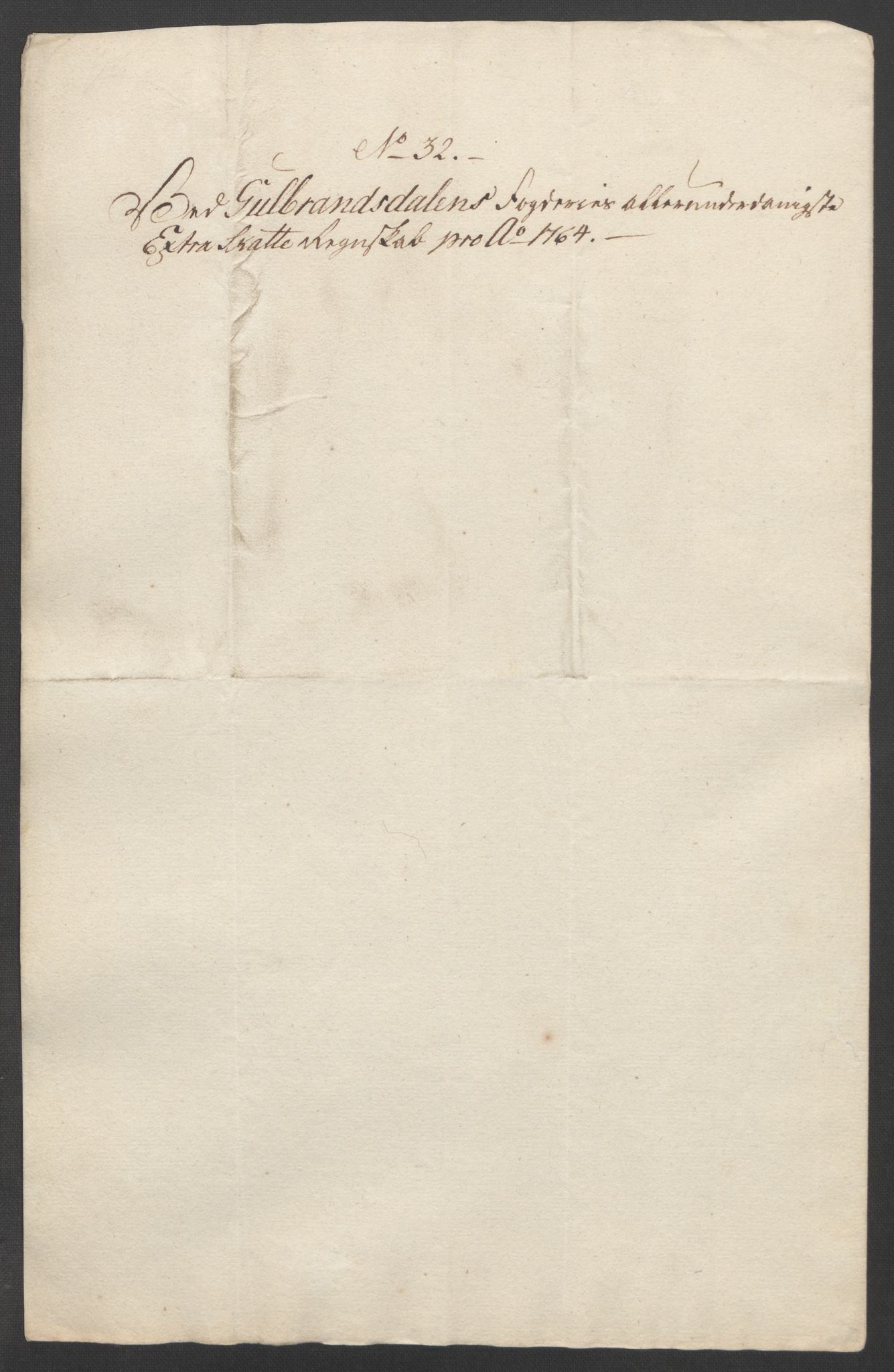 Rentekammeret inntil 1814, Reviderte regnskaper, Fogderegnskap, RA/EA-4092/R17/L1266: Ekstraskatten Gudbrandsdal, 1762-1766, p. 388