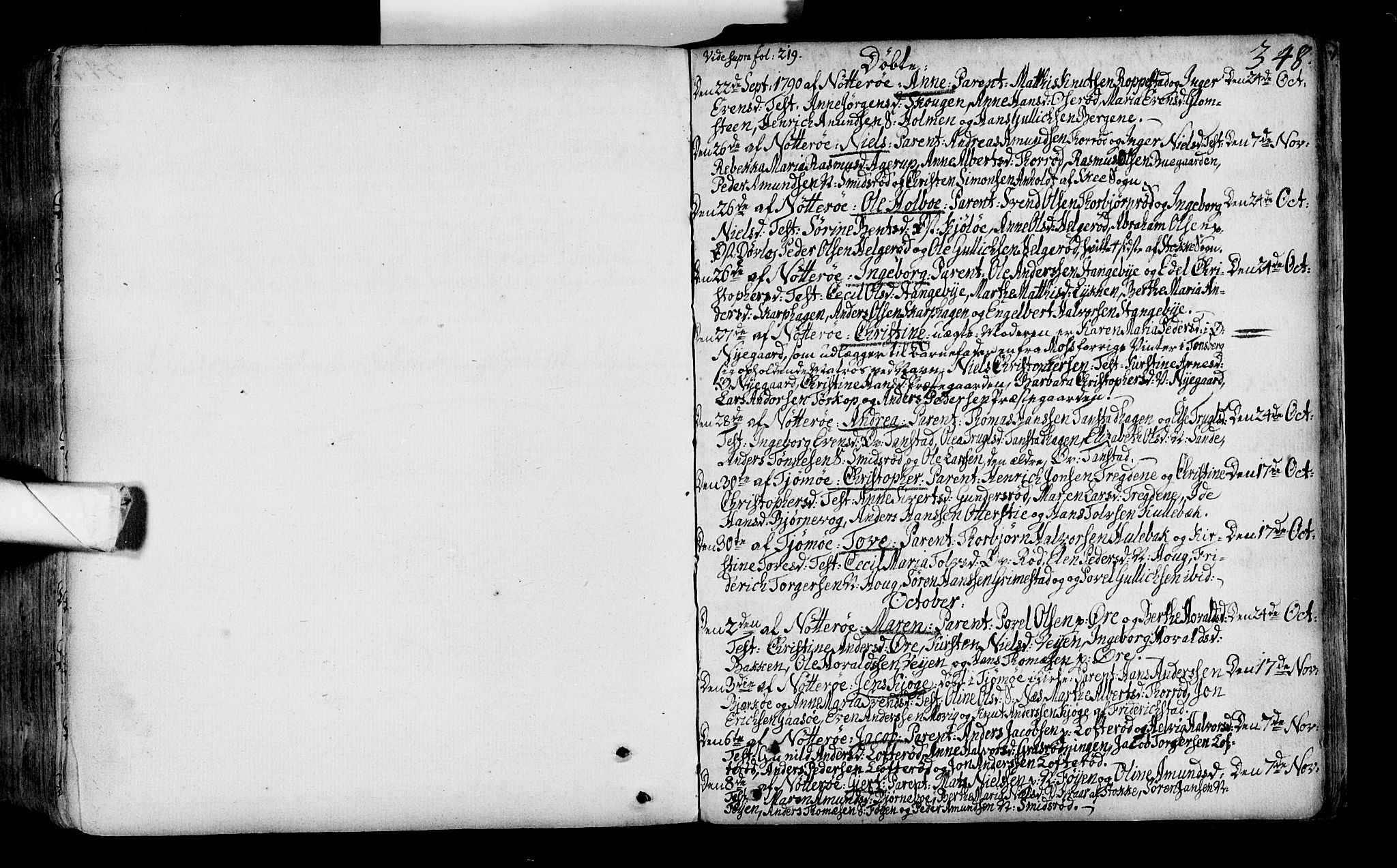 Nøtterøy kirkebøker, AV/SAKO-A-354/F/Fa/L0002: Parish register (official) no. I 2, 1738-1790, p. 348