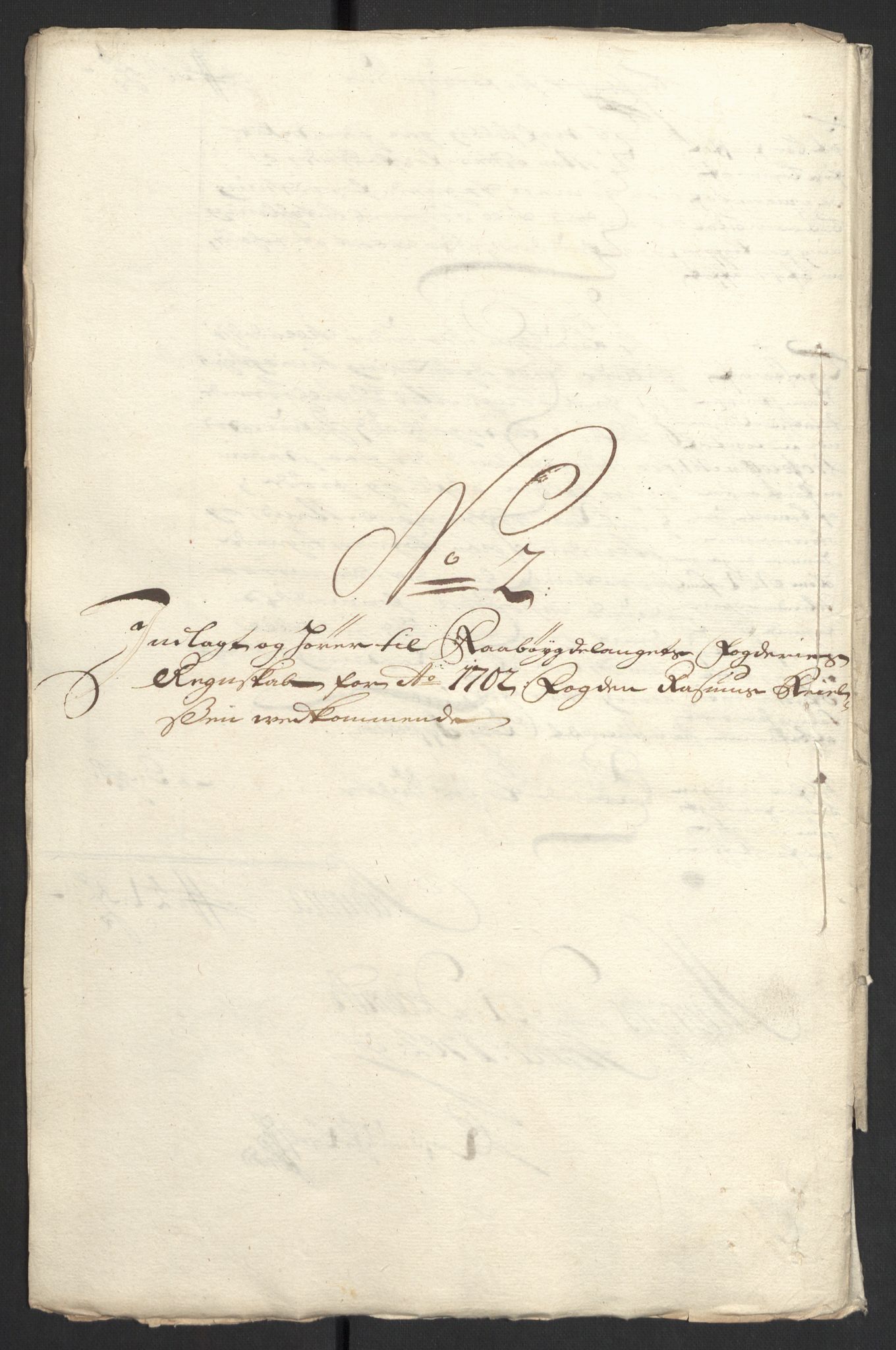 Rentekammeret inntil 1814, Reviderte regnskaper, Fogderegnskap, RA/EA-4092/R40/L2446: Fogderegnskap Råbyggelag, 1700-1702, p. 297