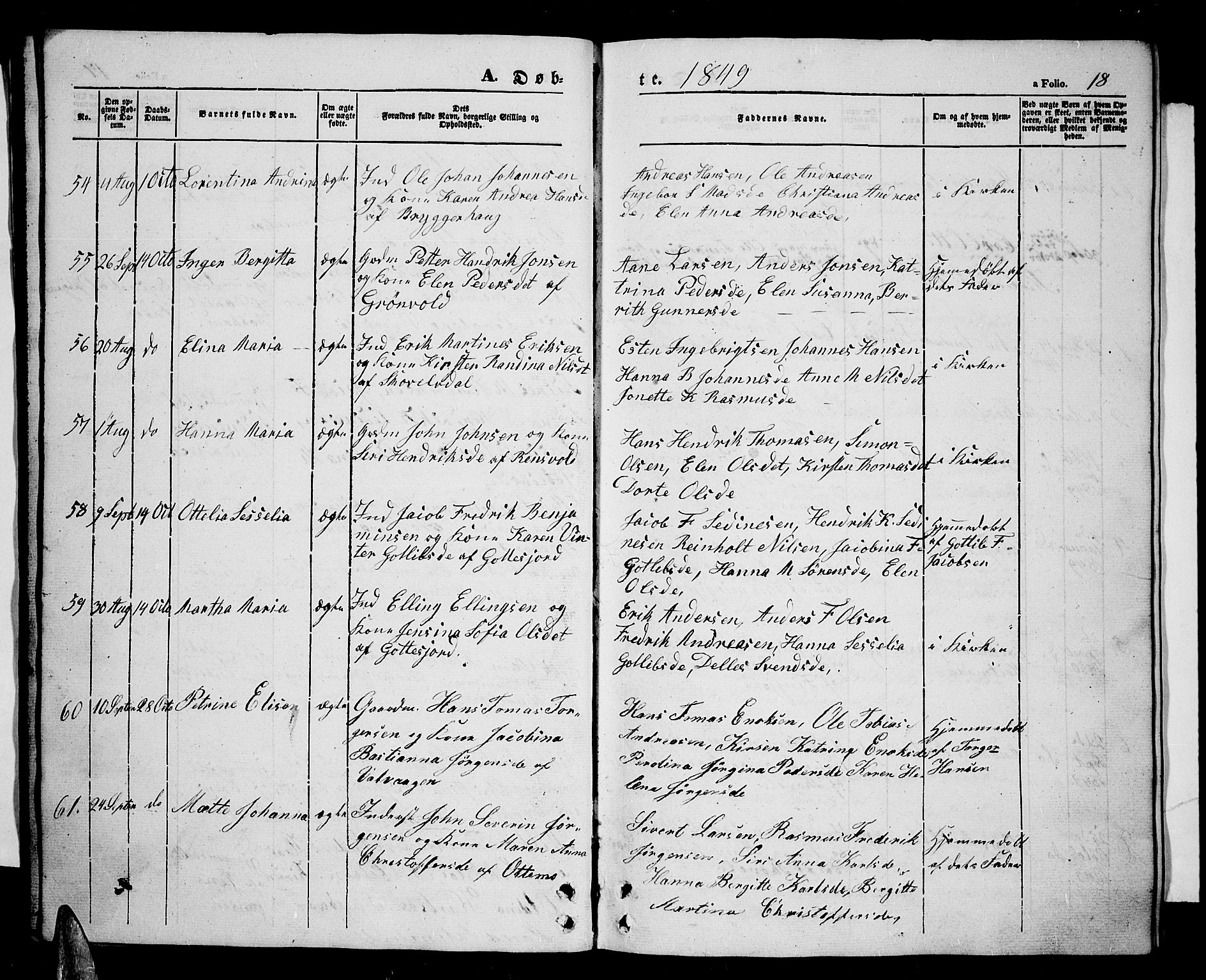 Tranøy sokneprestkontor, SATØ/S-1313/I/Ia/Iab/L0002klokker: Parish register (copy) no. 2, 1847-1860, p. 18