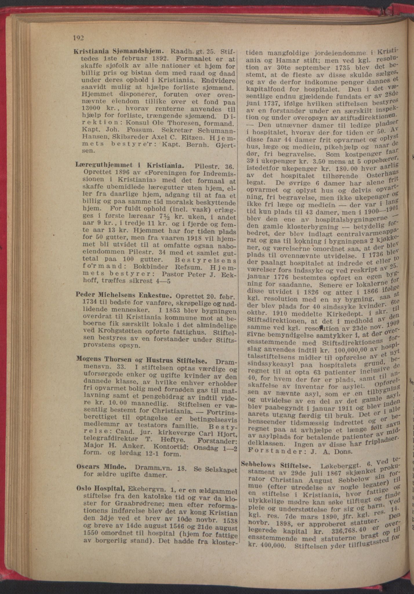 Kristiania/Oslo adressebok, PUBL/-, 1918, p. 205
