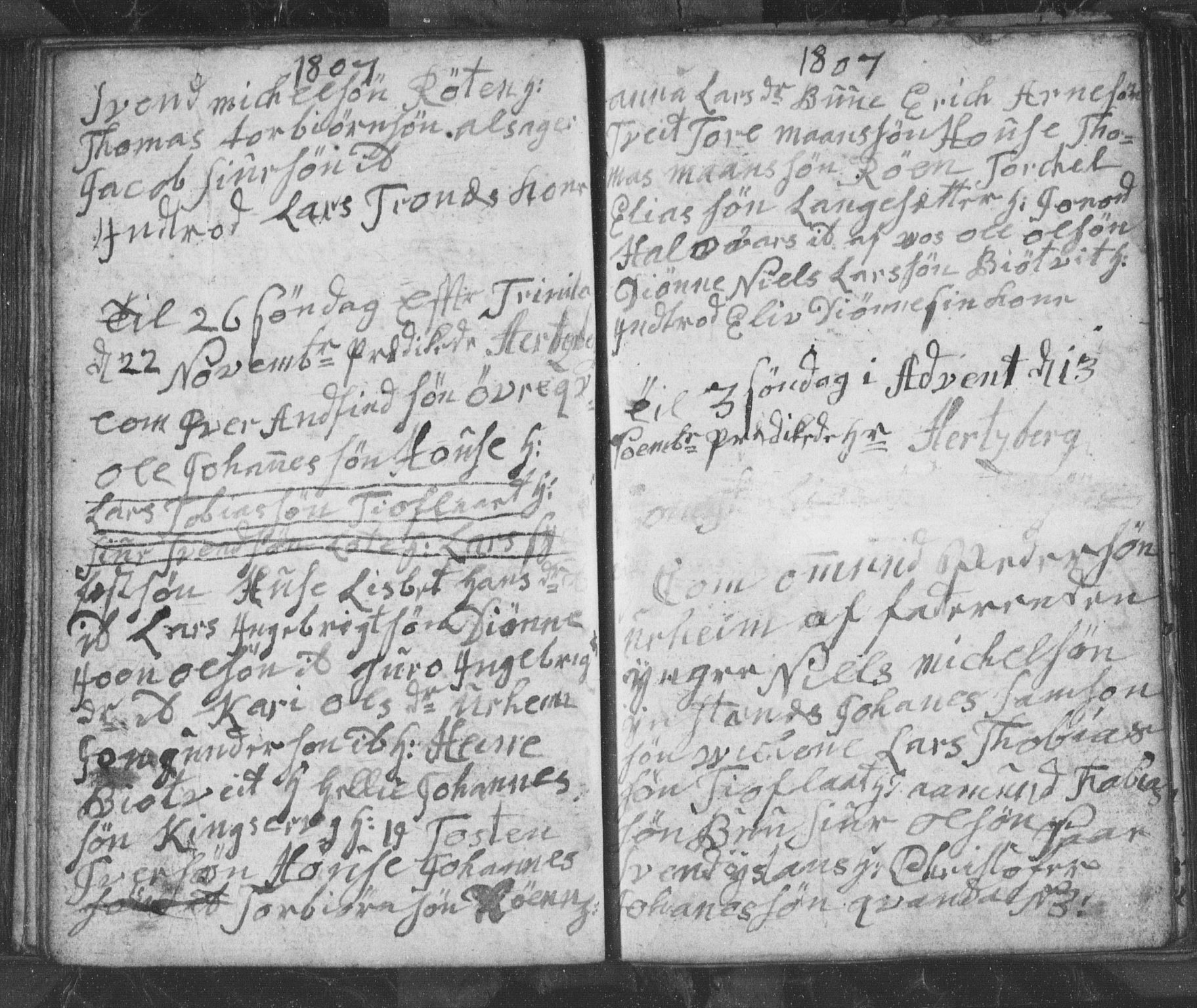 Ullensvang sokneprestembete, AV/SAB-A-78701/H/Hab: Parish register (copy) no. E 5, 1804-1811