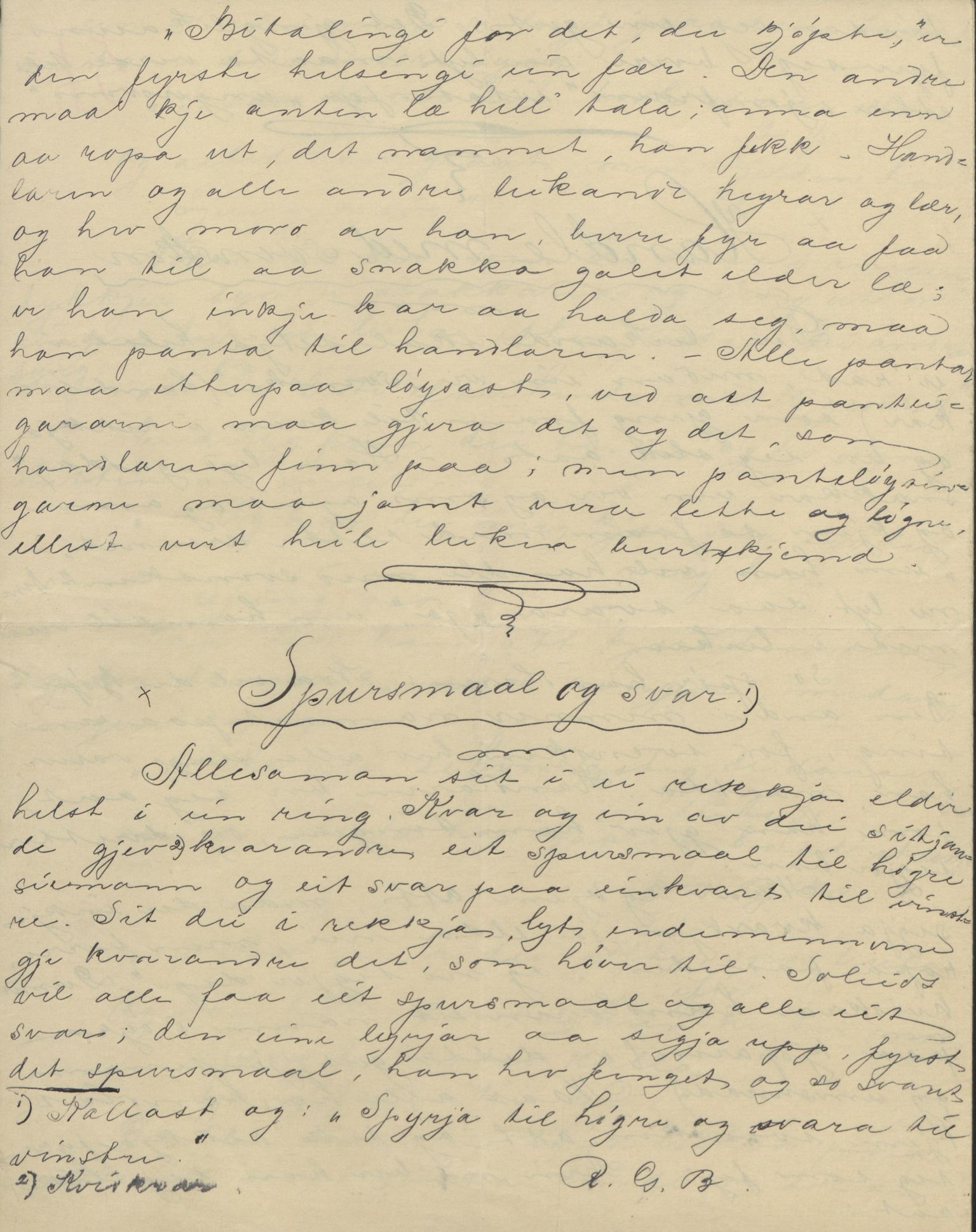 Rikard Berge, TEMU/TGM-A-1003/F/L0004/0053: 101-159 / 157 Manuskript, notatar, brev o.a. Nokre leiker, manuskript, 1906-1908, p. 52