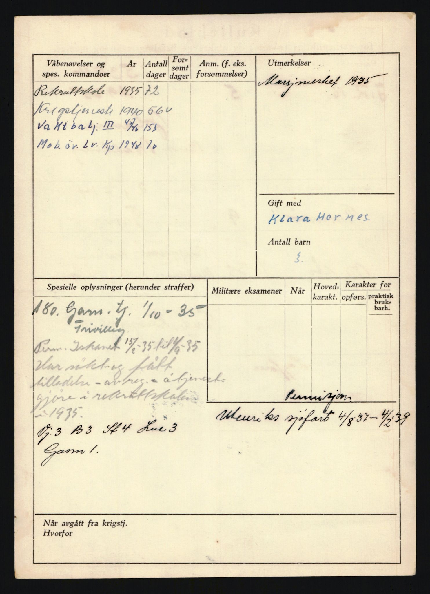 Forsvaret, Troms infanteriregiment nr. 16, AV/RA-RAFA-3146/P/Pa/L0019: Rulleblad for regimentets menige mannskaper, årsklasse 1935, 1935, p. 1260