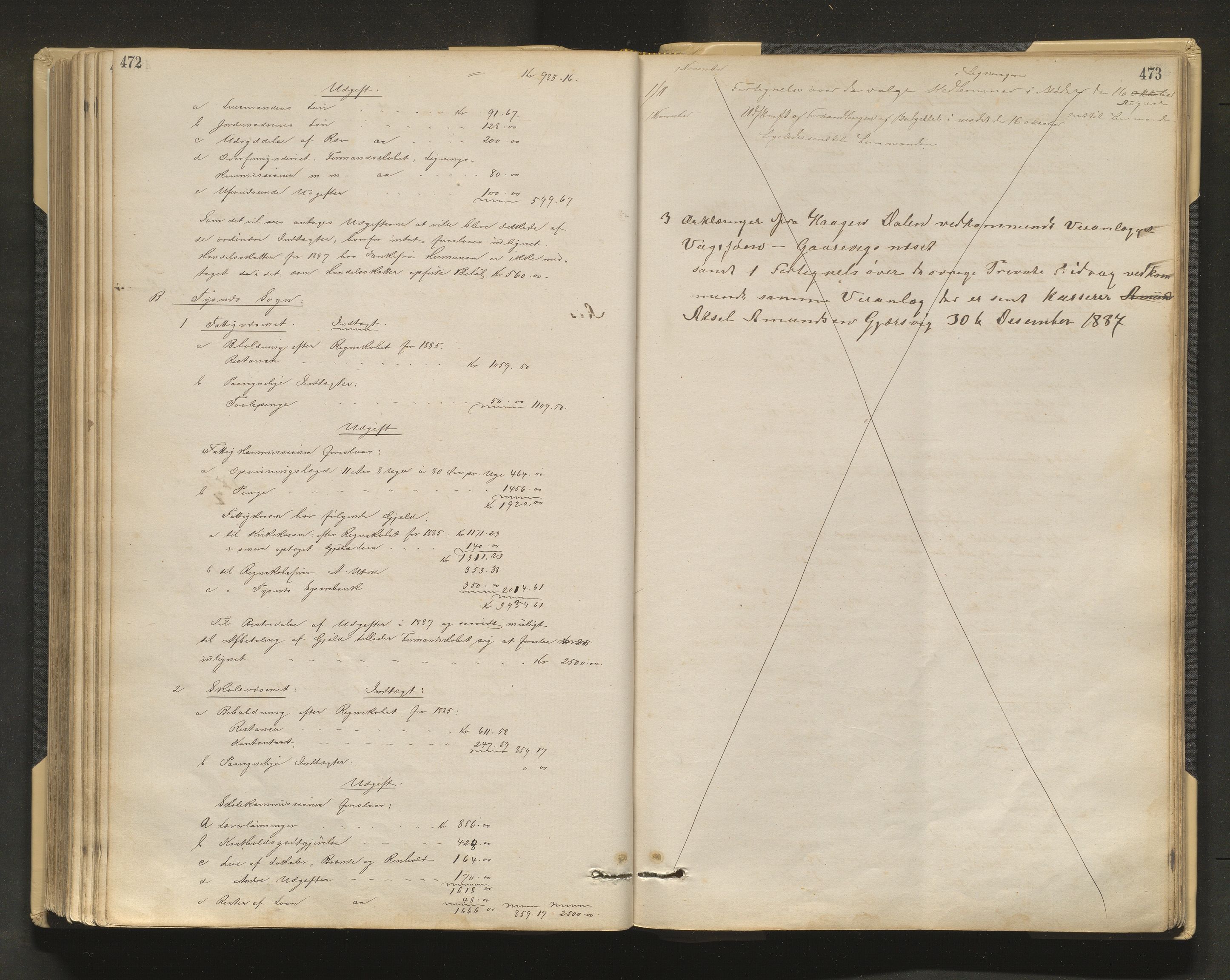 Tysnes kommune. Formannskapet, IKAH/1223-021/A/Aa/L0002: Møtebok for formannskap og heradstyre , 1868-1889, p. 472-473