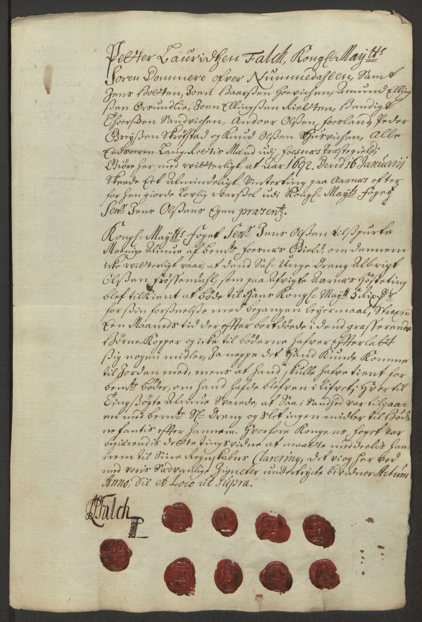 Rentekammeret inntil 1814, Reviderte regnskaper, Fogderegnskap, AV/RA-EA-4092/R64/L4423: Fogderegnskap Namdal, 1690-1691, p. 319