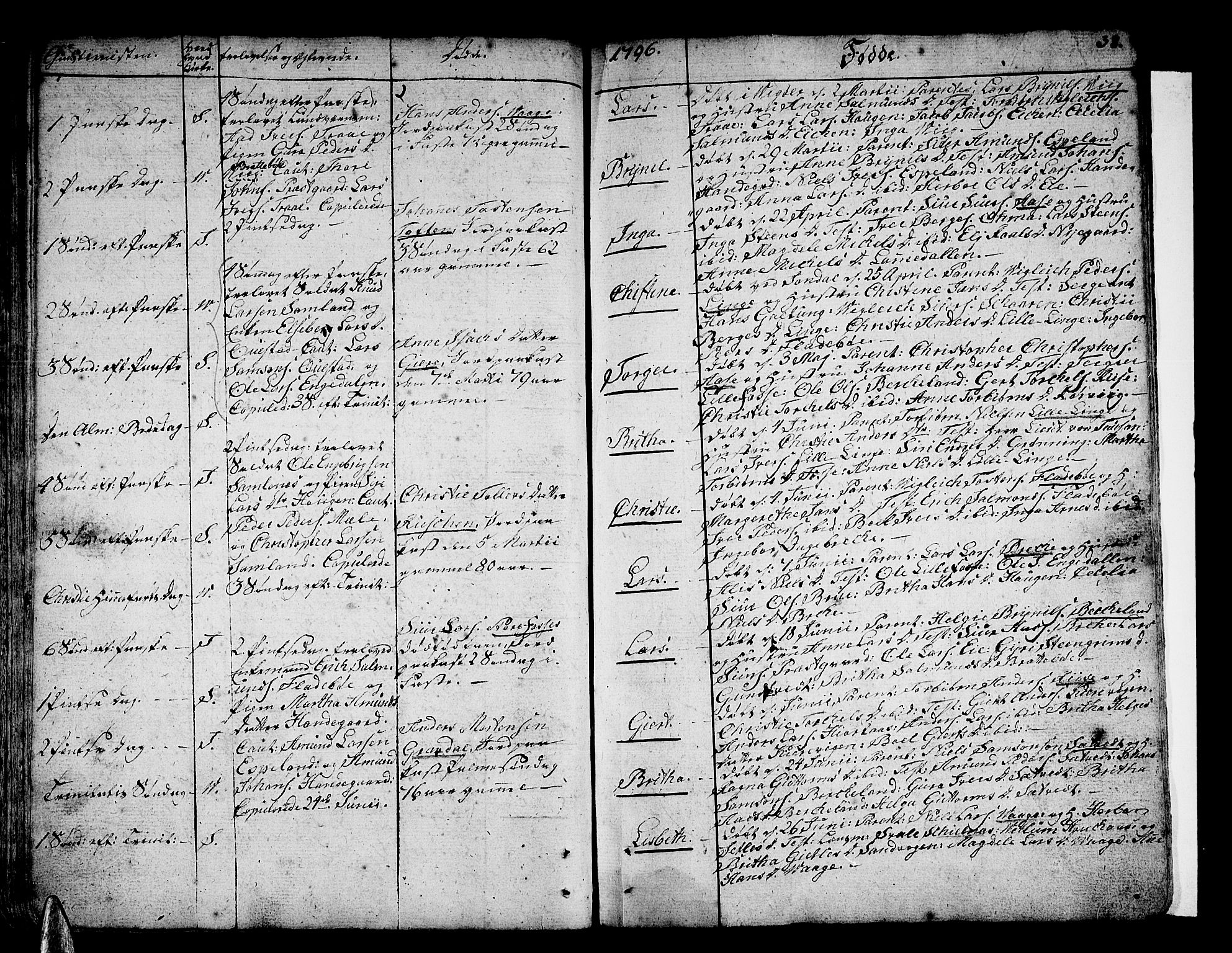 Strandebarm sokneprestembete, AV/SAB-A-78401/H/Haa: Parish register (official) no. A 4, 1788-1817, p. 38