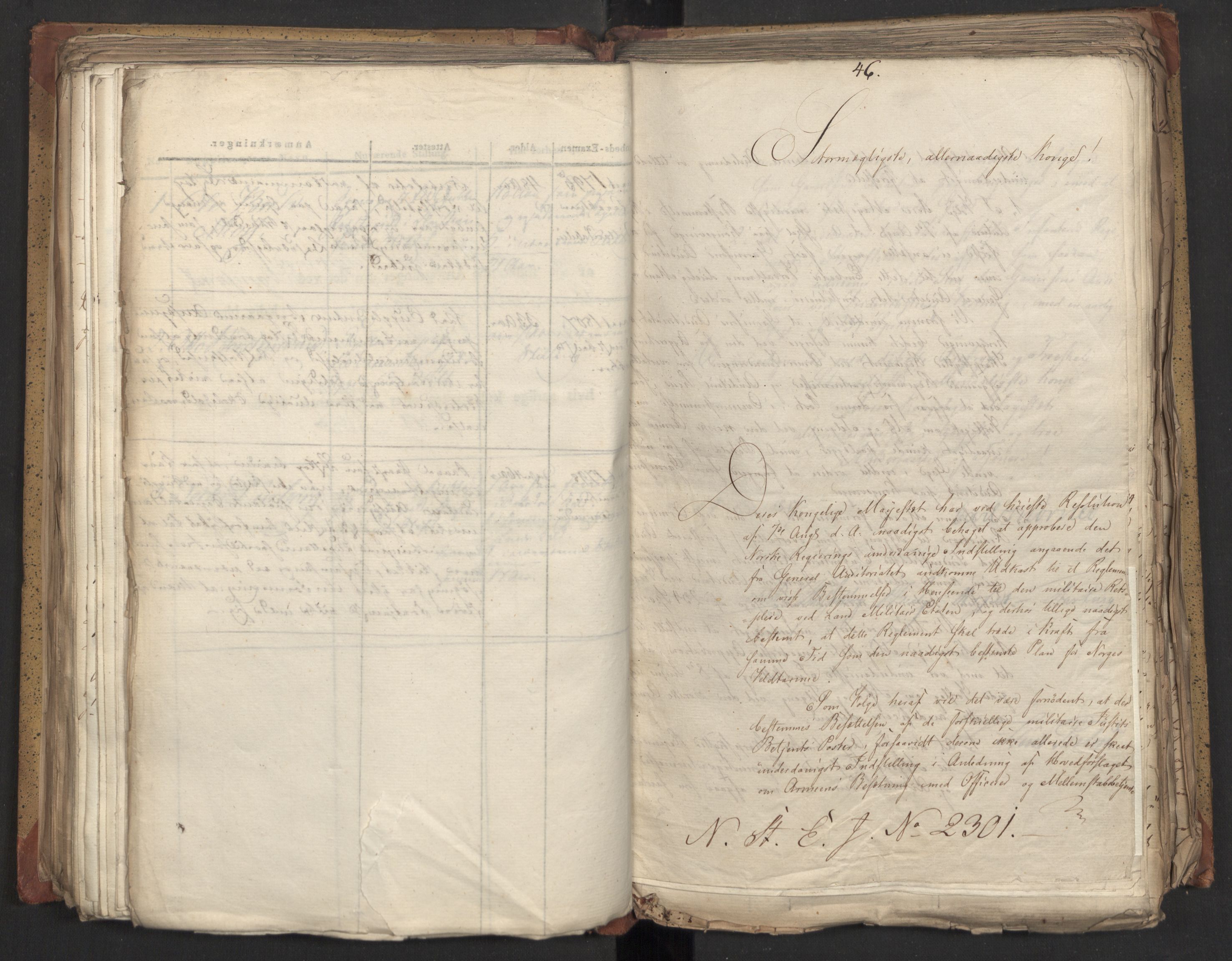 Statsrådsavdelingen i Stockholm, AV/RA-S-1003/D/Da/L0010: Regjeringsinnstillinger nr. 2219-2392, 1817, p. 238