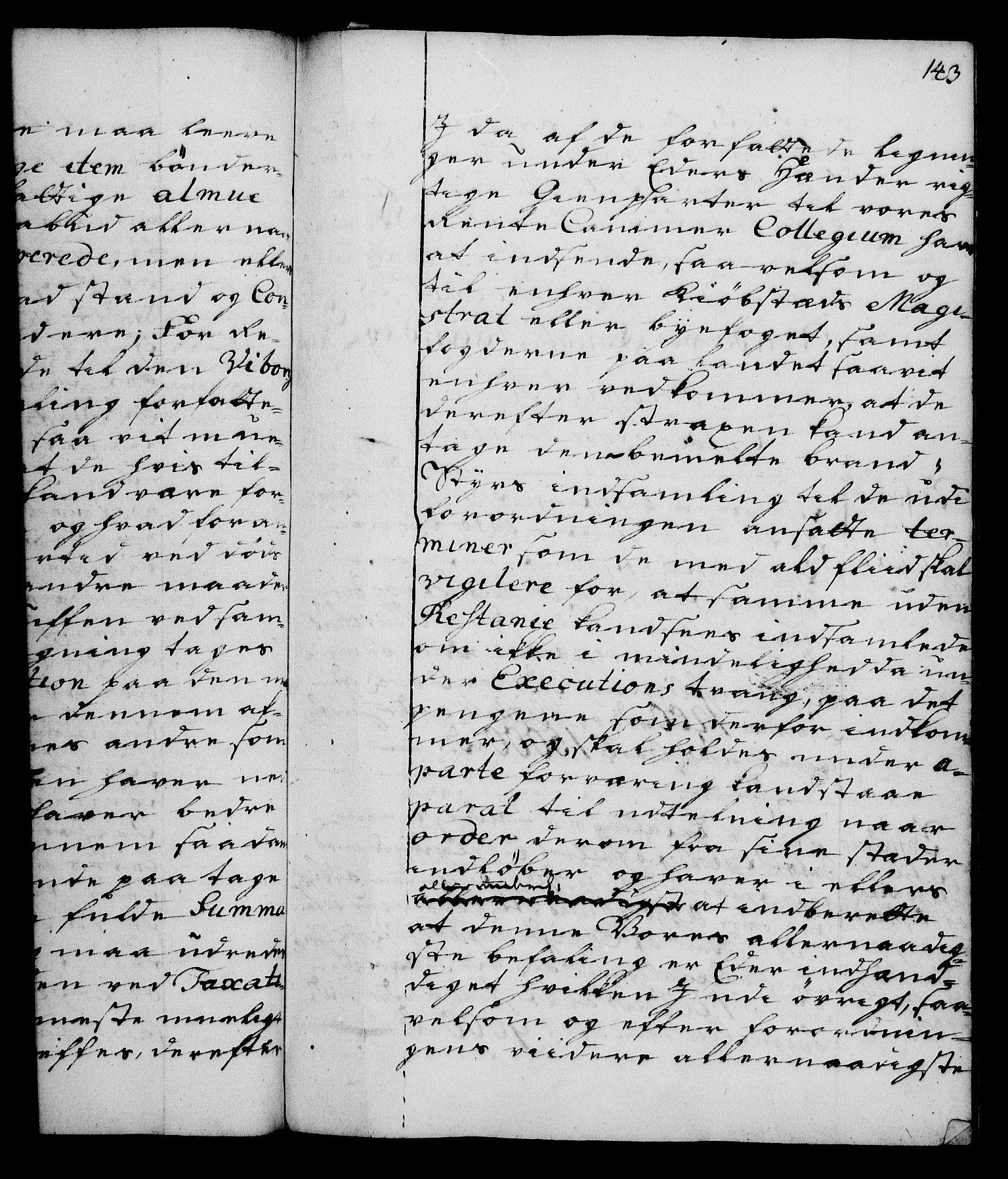 Rentekammeret, Kammerkanselliet, RA/EA-3111/G/Gg/Gga/L0003: Norsk ekspedisjonsprotokoll med register (merket RK 53.3), 1727-1734, p. 143
