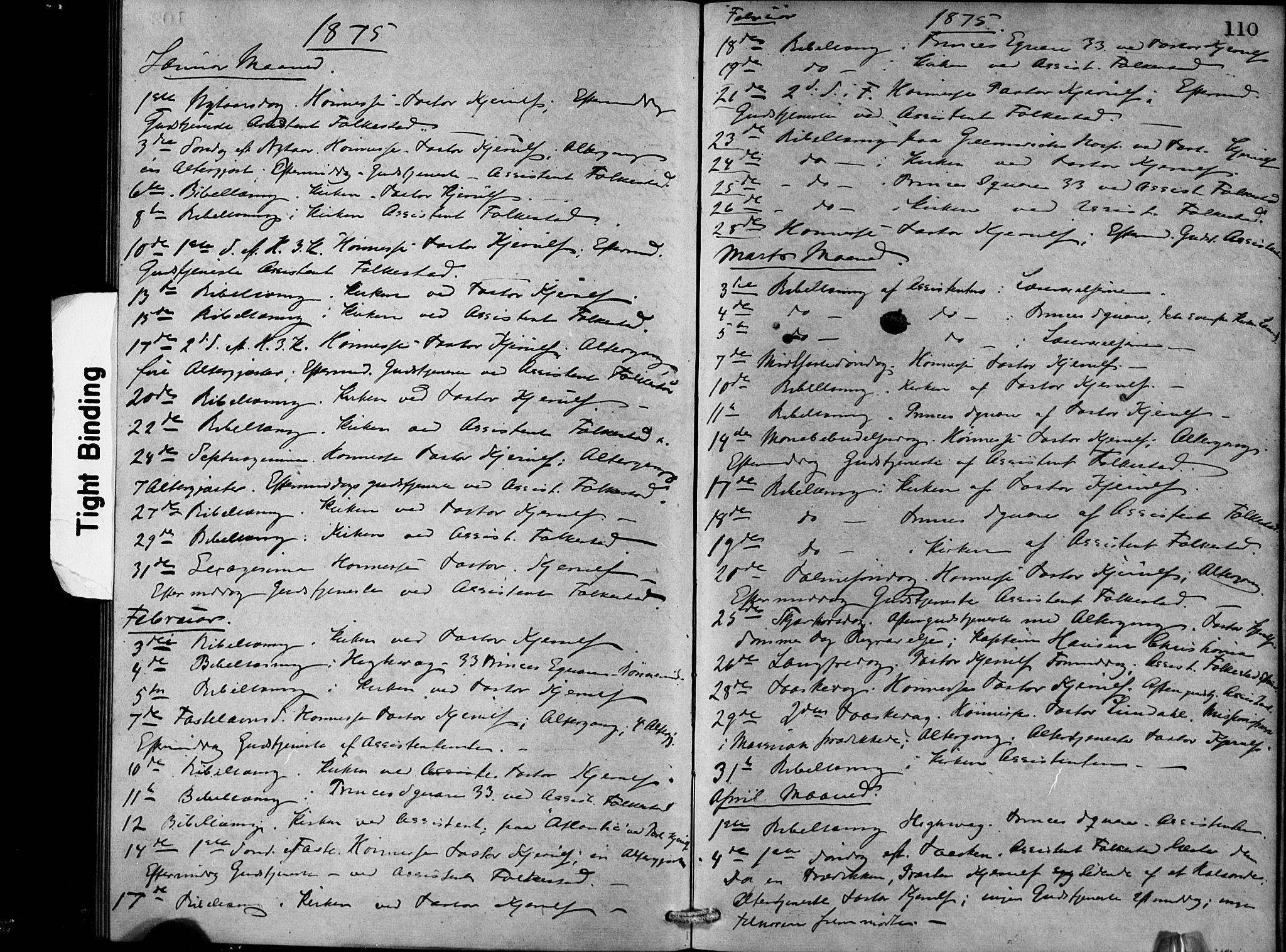  Den norske sjømannsmisjon i utlandet/London m/bistasjoner, SAB/SAB/PA-0103/H/Ha/L0001: Parish register (official) no. A 1, 1868-1887, p. 110