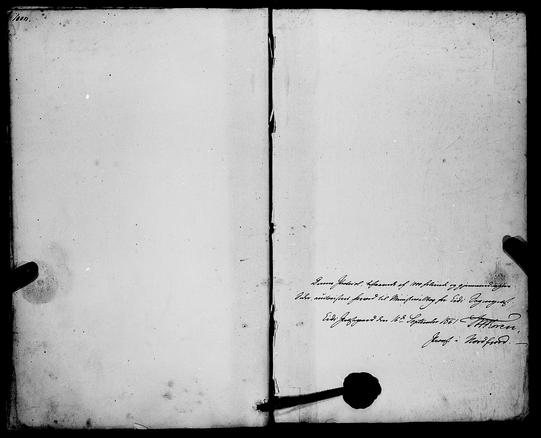 Eid sokneprestembete, AV/SAB-A-82301/H/Haa/Haaa/L0009: Parish register (official) no. A 9, 1861-1868, p. 1000-1001