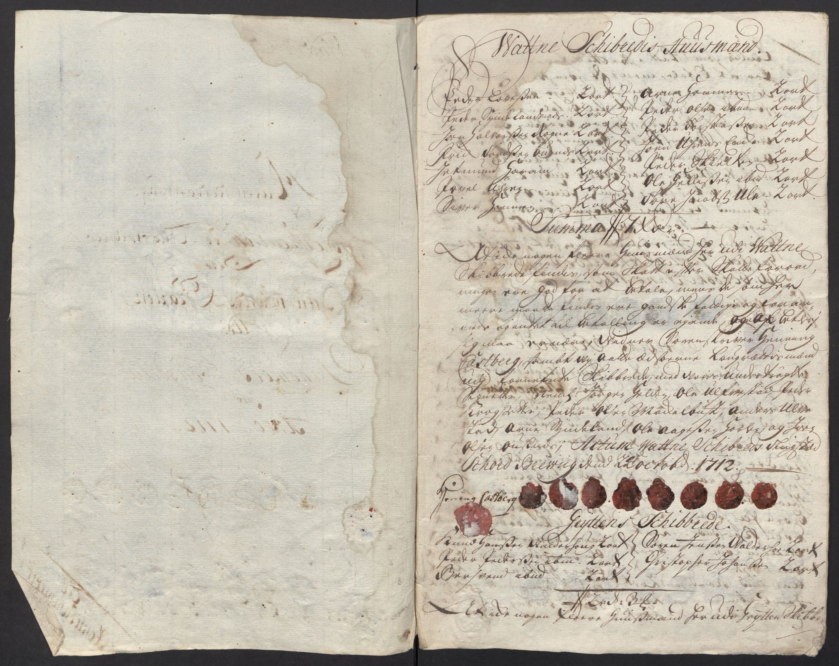 Rentekammeret inntil 1814, Reviderte regnskaper, Fogderegnskap, RA/EA-4092/R54/L3565: Fogderegnskap Sunnmøre, 1712-1713, p. 100