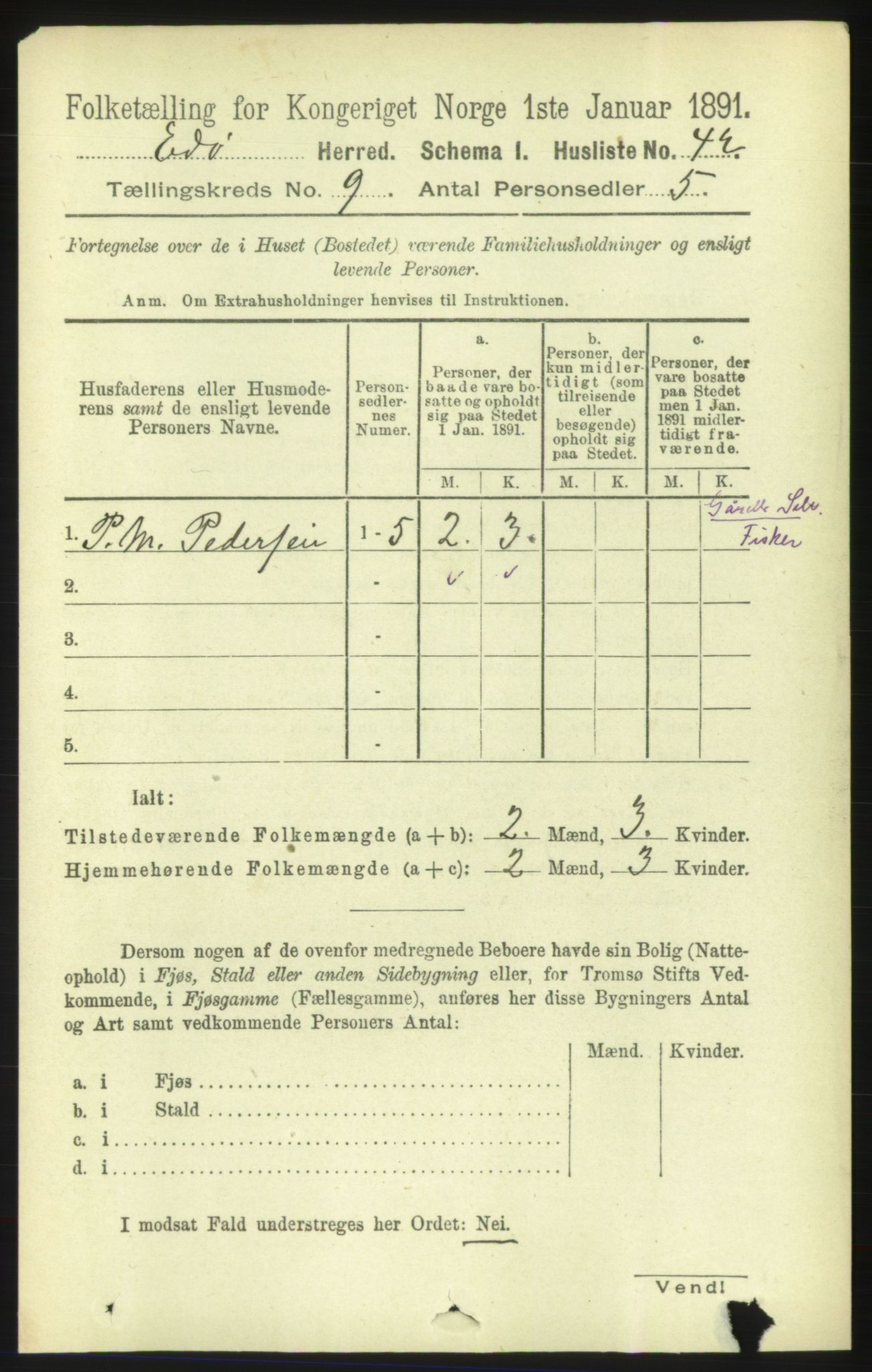 RA, 1891 census for 1573 Edøy, 1891, p. 2310