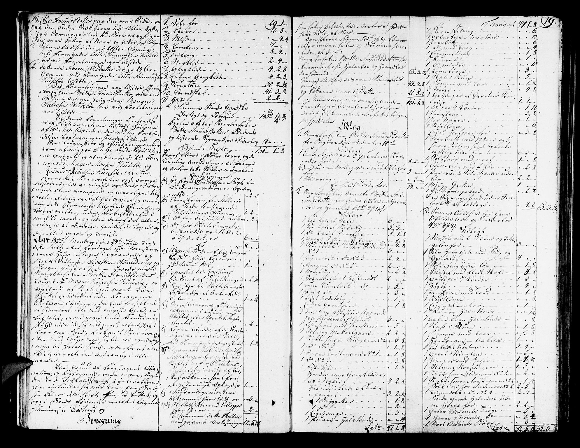 Nordhordland sorenskrivar, AV/SAB-A-2901/1/H/Ha/L0011a: Skifteprotokollar Nordhordland , 1805-1807, p. 18b-19a