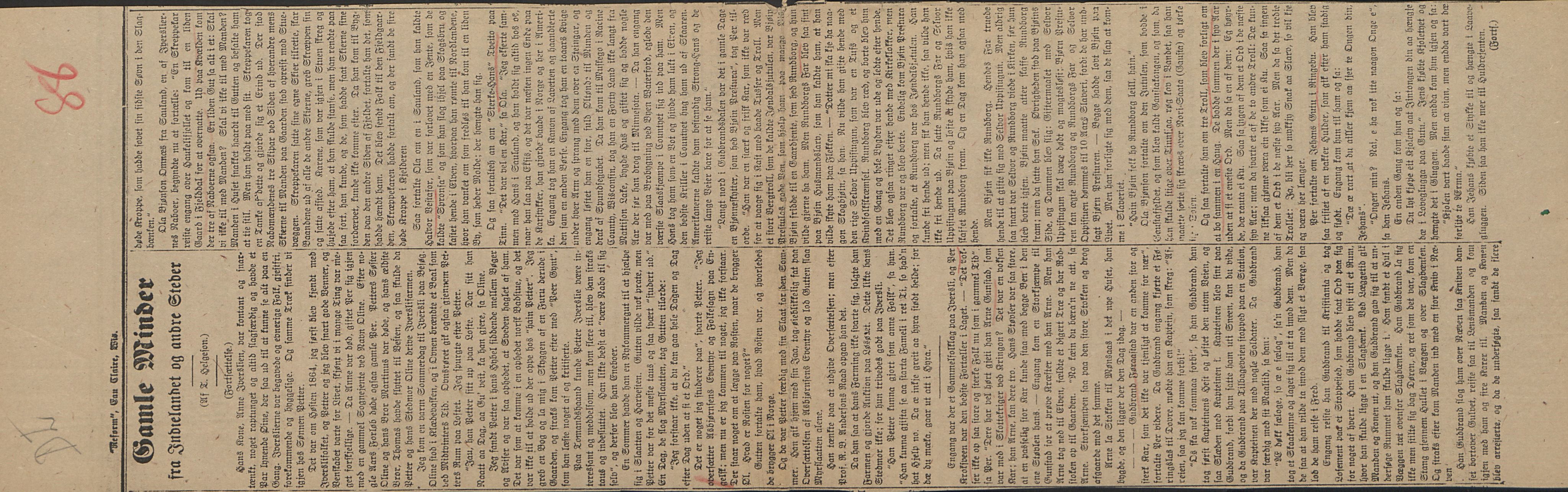 Rikard Berge, TEMU/TGM-A-1003/F/L0016/0023: 529-550 / 550 Slekt- og personalhistorie, om drikkehorn og eventuelt andre gjenstander, 1916-1926, p. 88