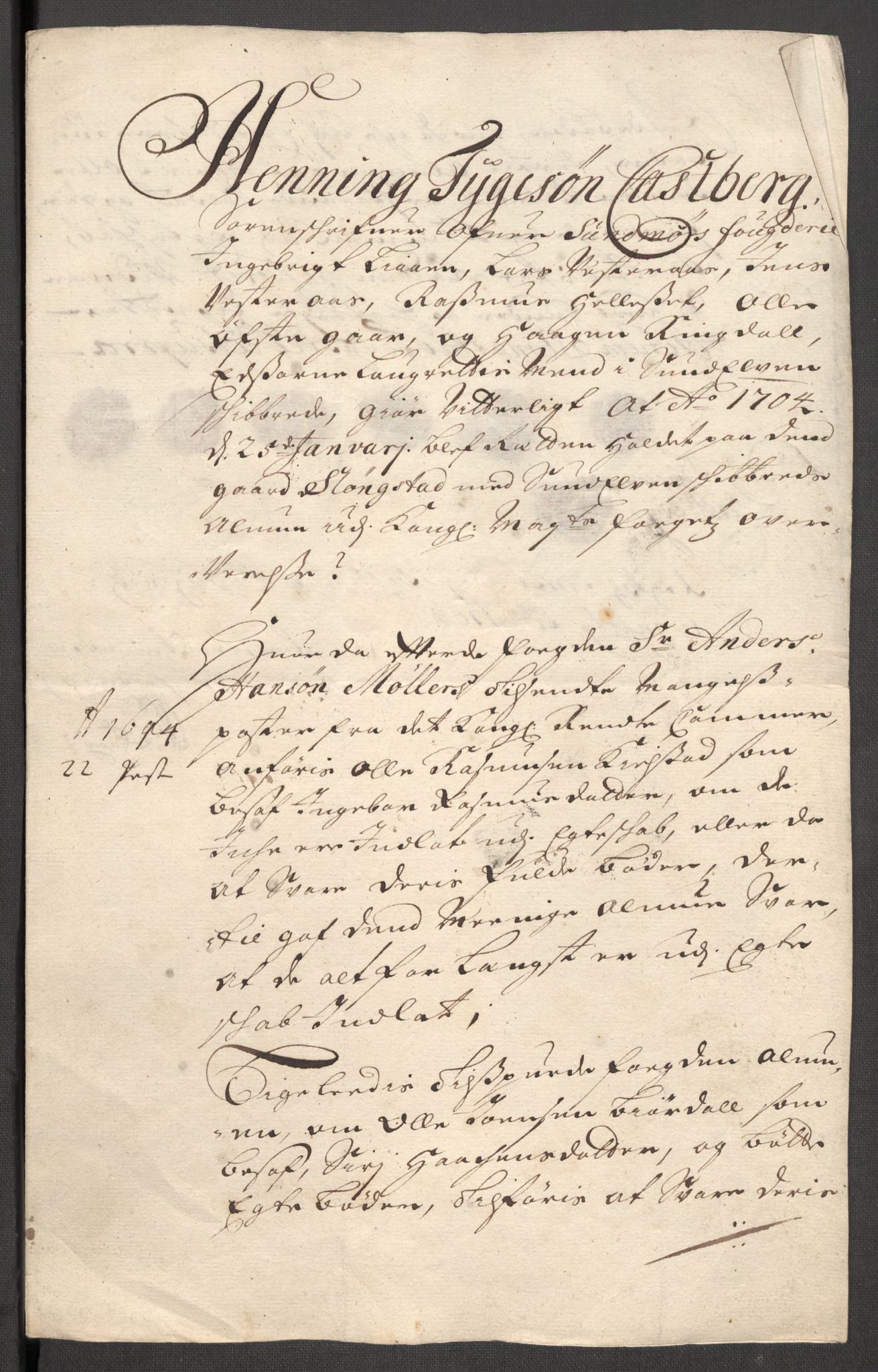 Rentekammeret inntil 1814, Reviderte regnskaper, Fogderegnskap, RA/EA-4092/R54/L3560: Fogderegnskap Sunnmøre, 1704-1705, p. 168
