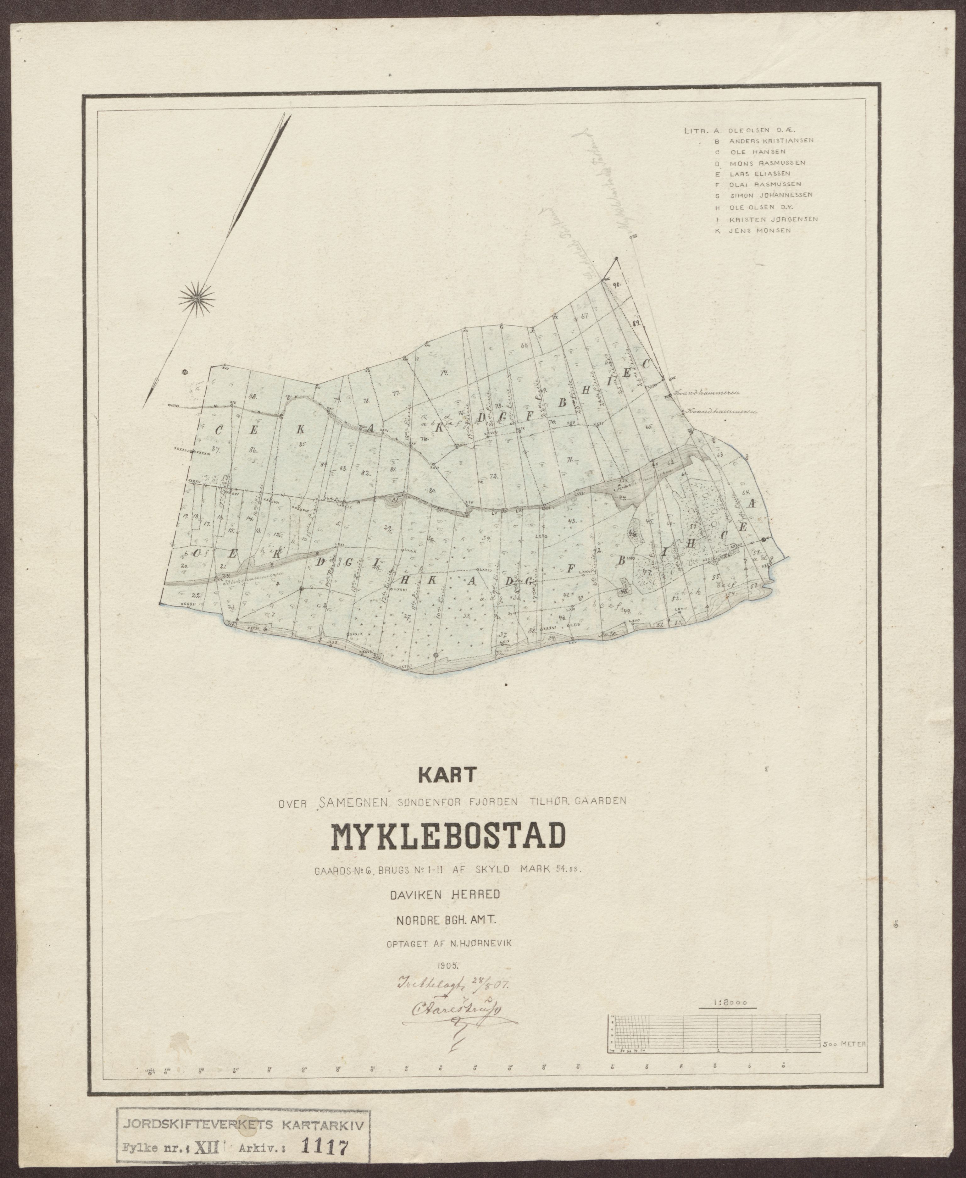 Jordskifteverkets kartarkiv, RA/S-3929/T, 1859-1988, p. 1257