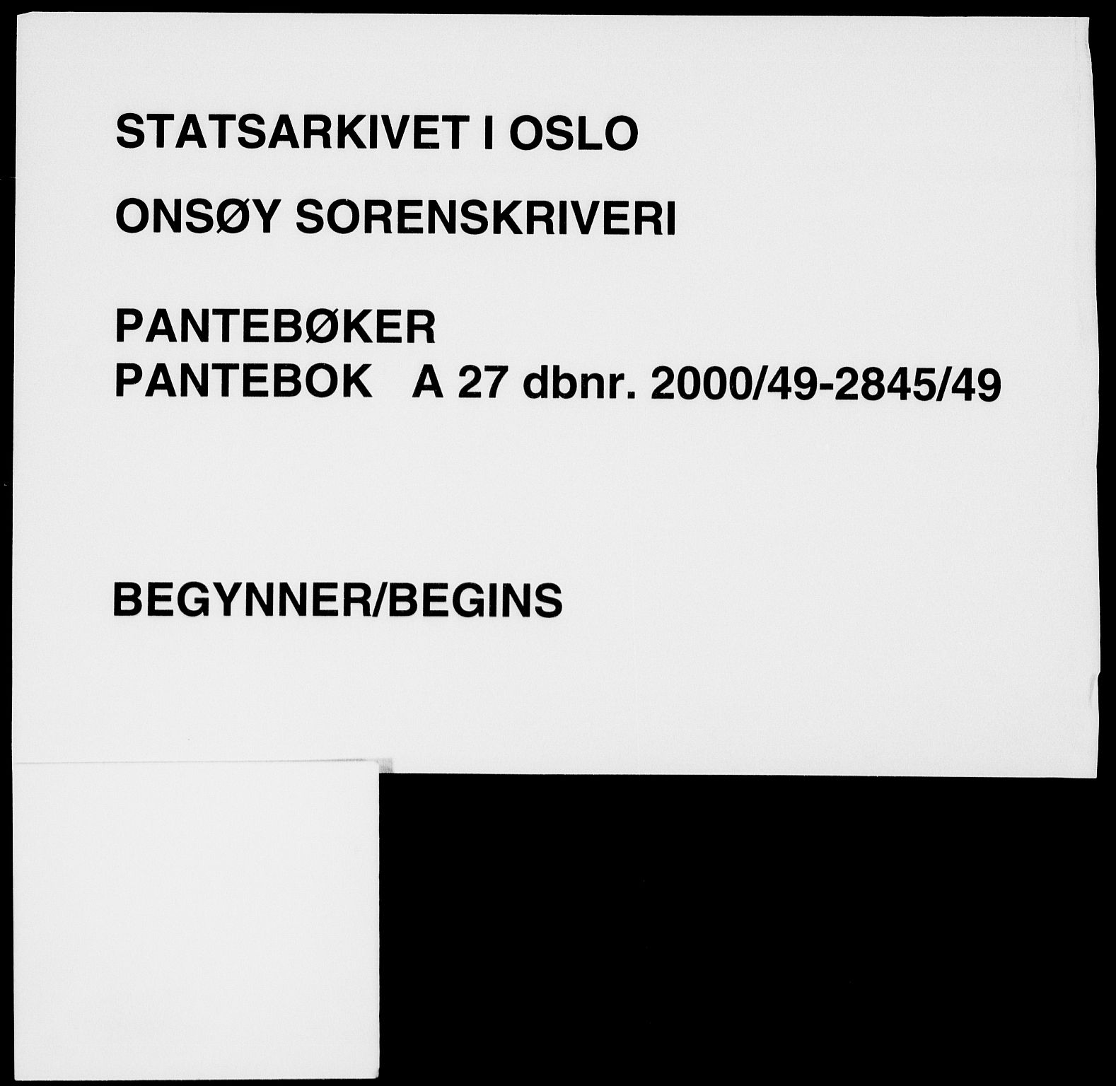 Onsøy sorenskriveri, SAO/A-10474/G/Ga/Gab/L0027: Mortgage book no. II A-27, 1949-1949