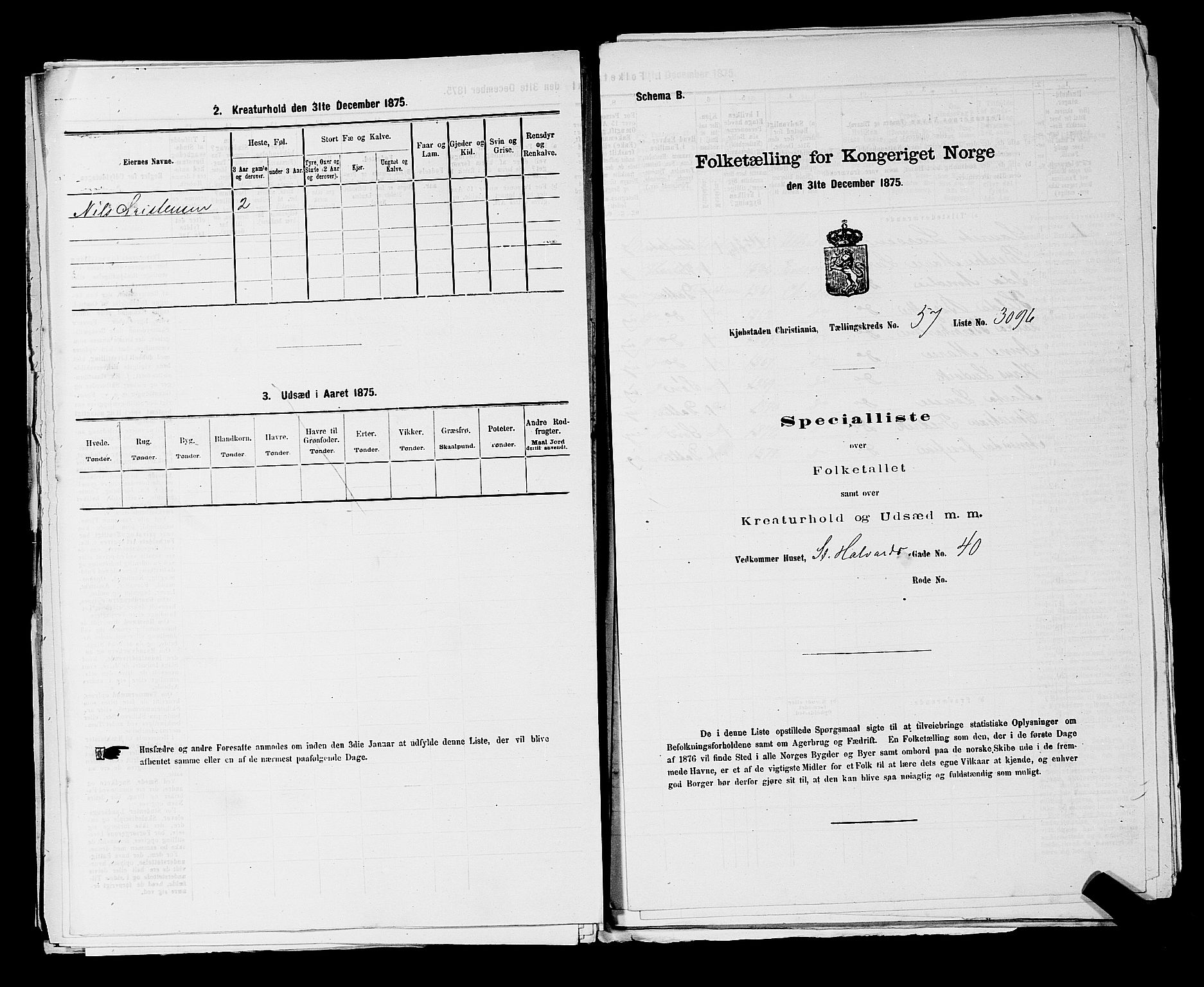 RA, 1875 census for 0301 Kristiania, 1875, p. 8612