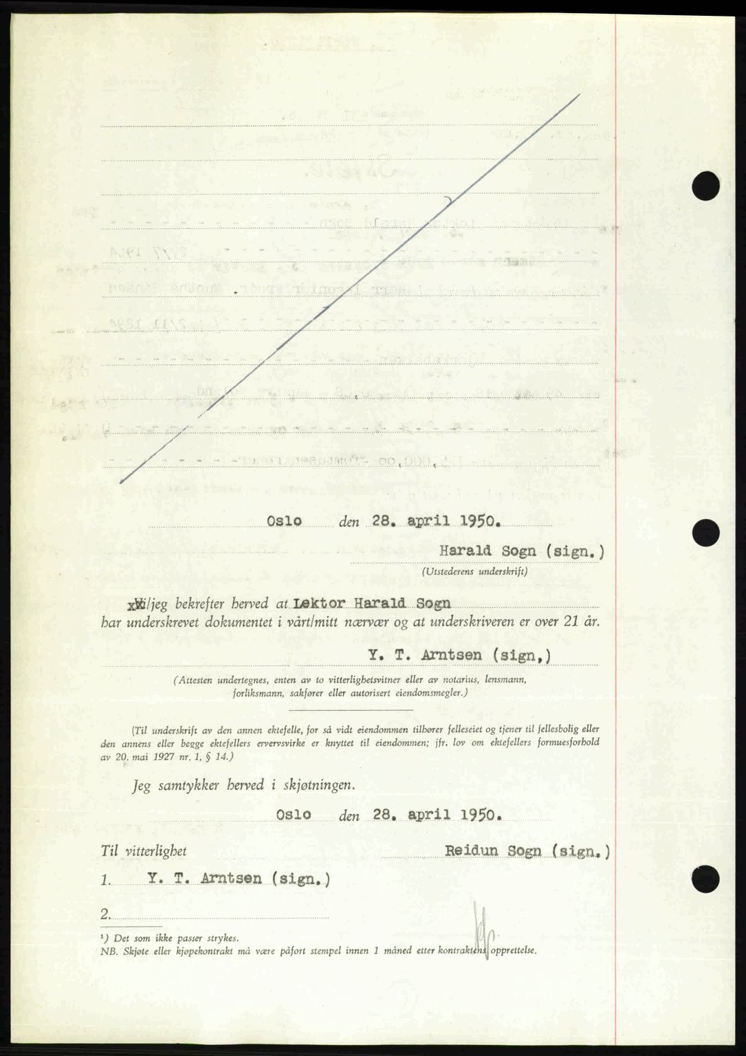 Nedenes sorenskriveri, AV/SAK-1221-0006/G/Gb/Gba/L0062: Mortgage book no. A14, 1949-1950, Diary no: : 631/1950