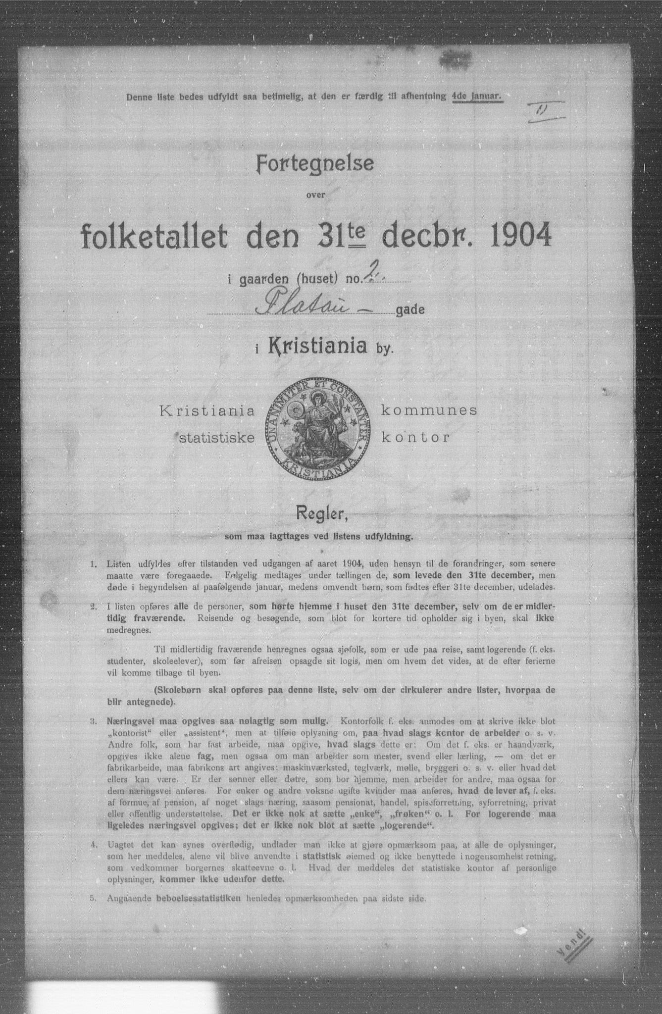 OBA, Municipal Census 1904 for Kristiania, 1904, p. 15489