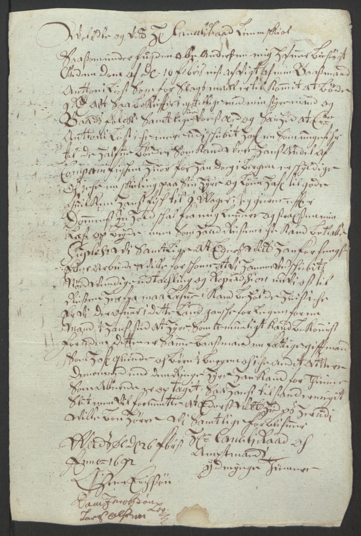 Rentekammeret inntil 1814, Reviderte regnskaper, Fogderegnskap, AV/RA-EA-4092/R69/L4851: Fogderegnskap Finnmark/Vardøhus, 1691-1700, p. 202