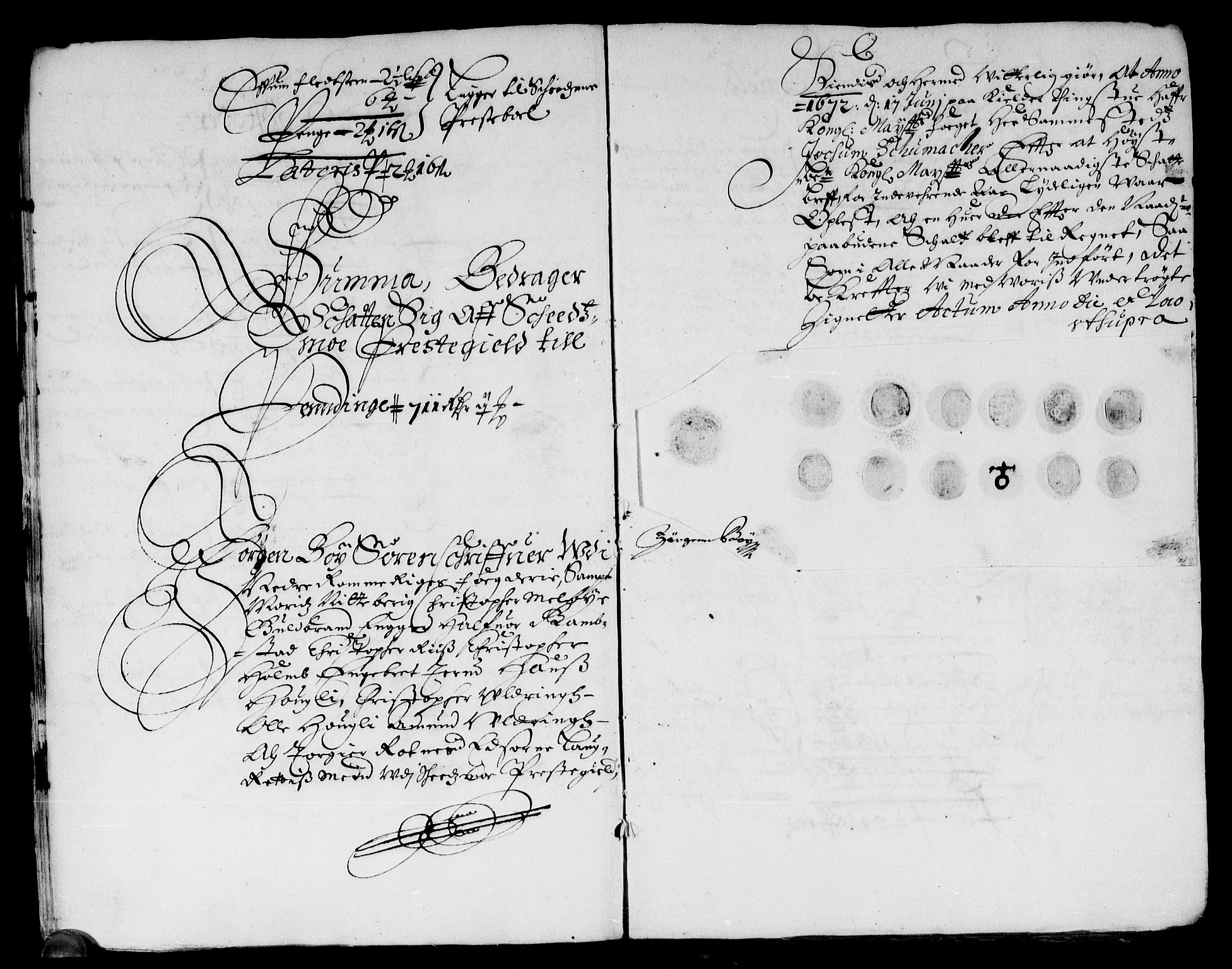 Rentekammeret inntil 1814, Reviderte regnskaper, Stiftamtstueregnskaper, Landkommissariatet på Akershus og Akershus stiftamt, AV/RA-EA-5869/R/Rb/L0084: Akershus stiftamt, 1672