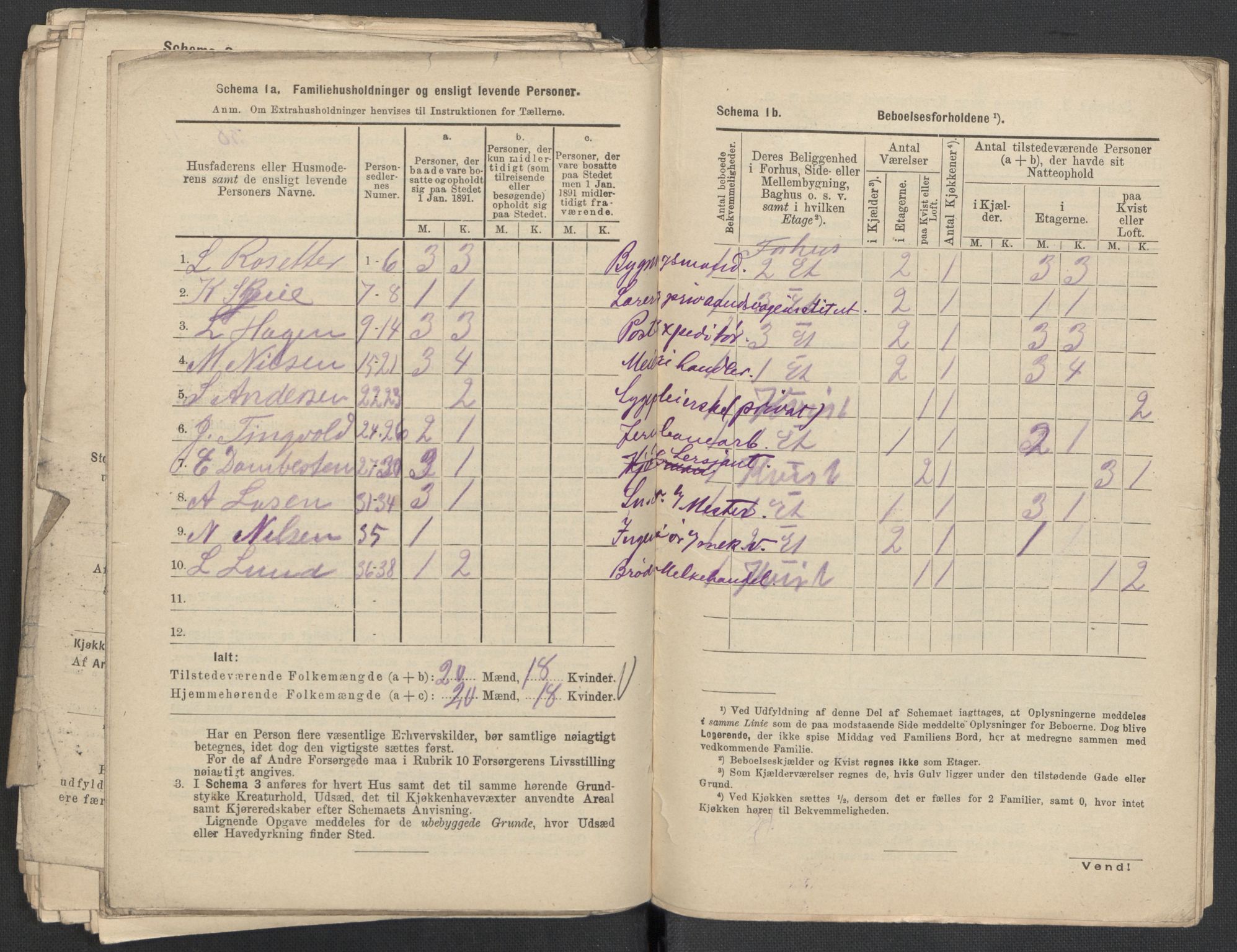 RA, 1891 Census for 1301 Bergen, 1891, p. 2156