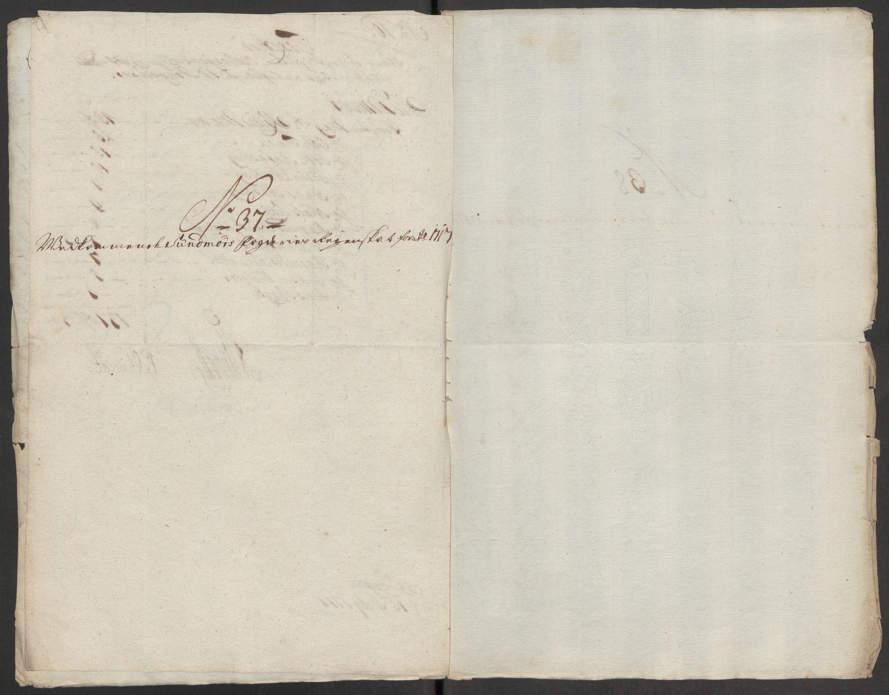 Rentekammeret inntil 1814, Reviderte regnskaper, Fogderegnskap, AV/RA-EA-4092/R54/L3569: Fogderegnskap Sunnmøre, 1717, p. 317