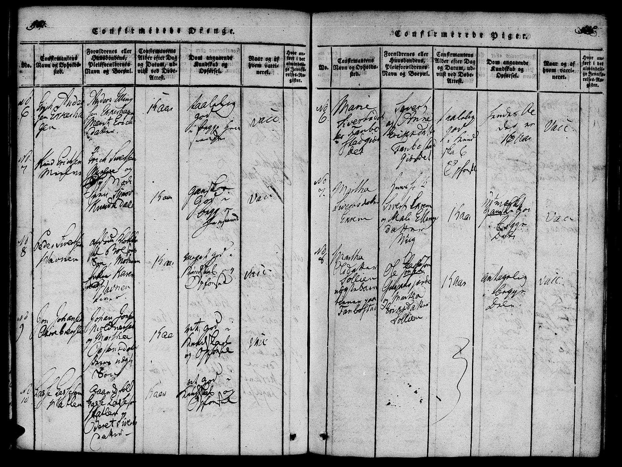 Ministerialprotokoller, klokkerbøker og fødselsregistre - Møre og Romsdal, AV/SAT-A-1454/555/L0652: Parish register (official) no. 555A03, 1817-1843, p. 504-505