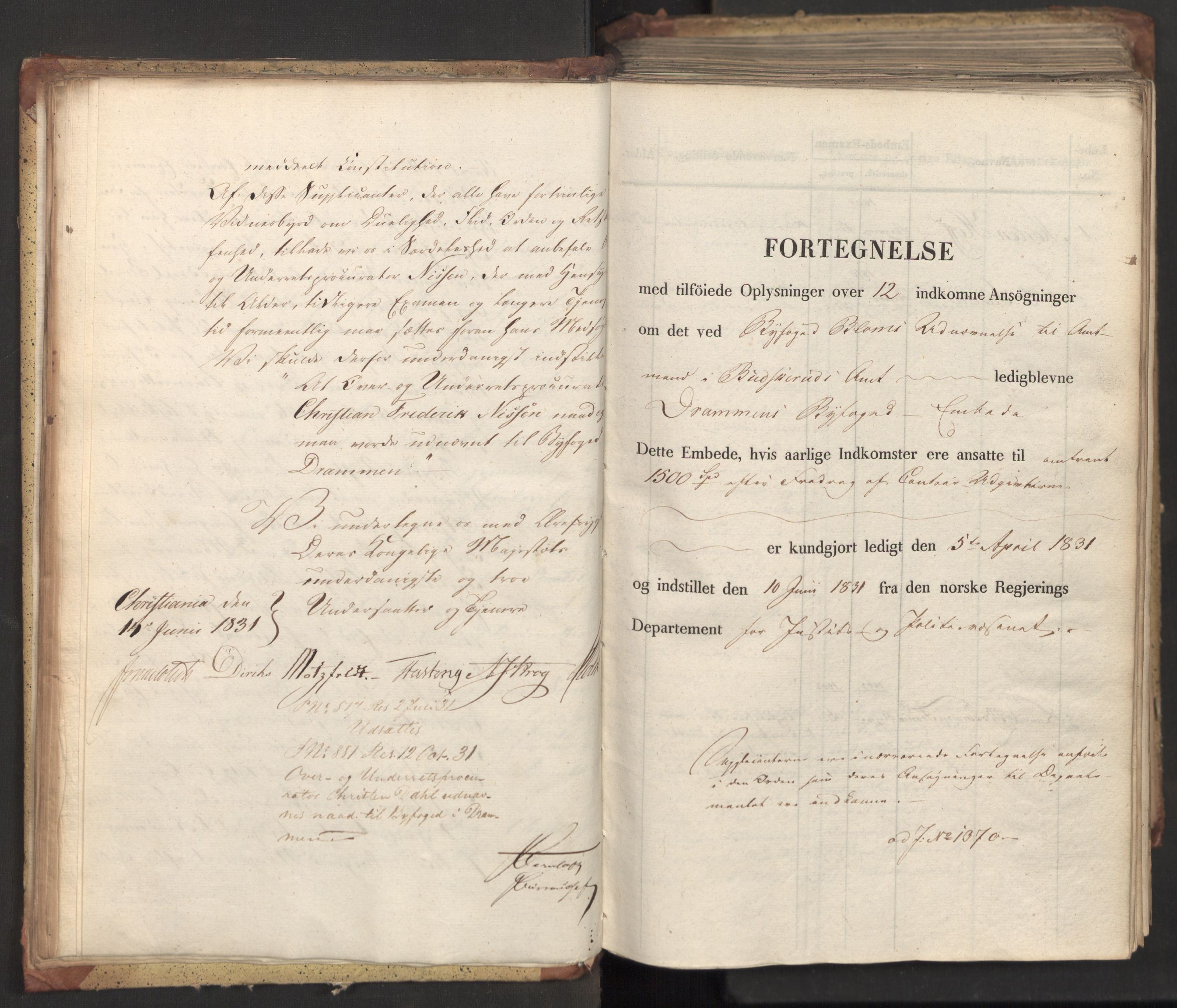 Statsrådsavdelingen i Stockholm, RA/S-1003/D/Da/L0072: Regjeringsinnstillinger nr. 1365-1533, 1831, p. 35