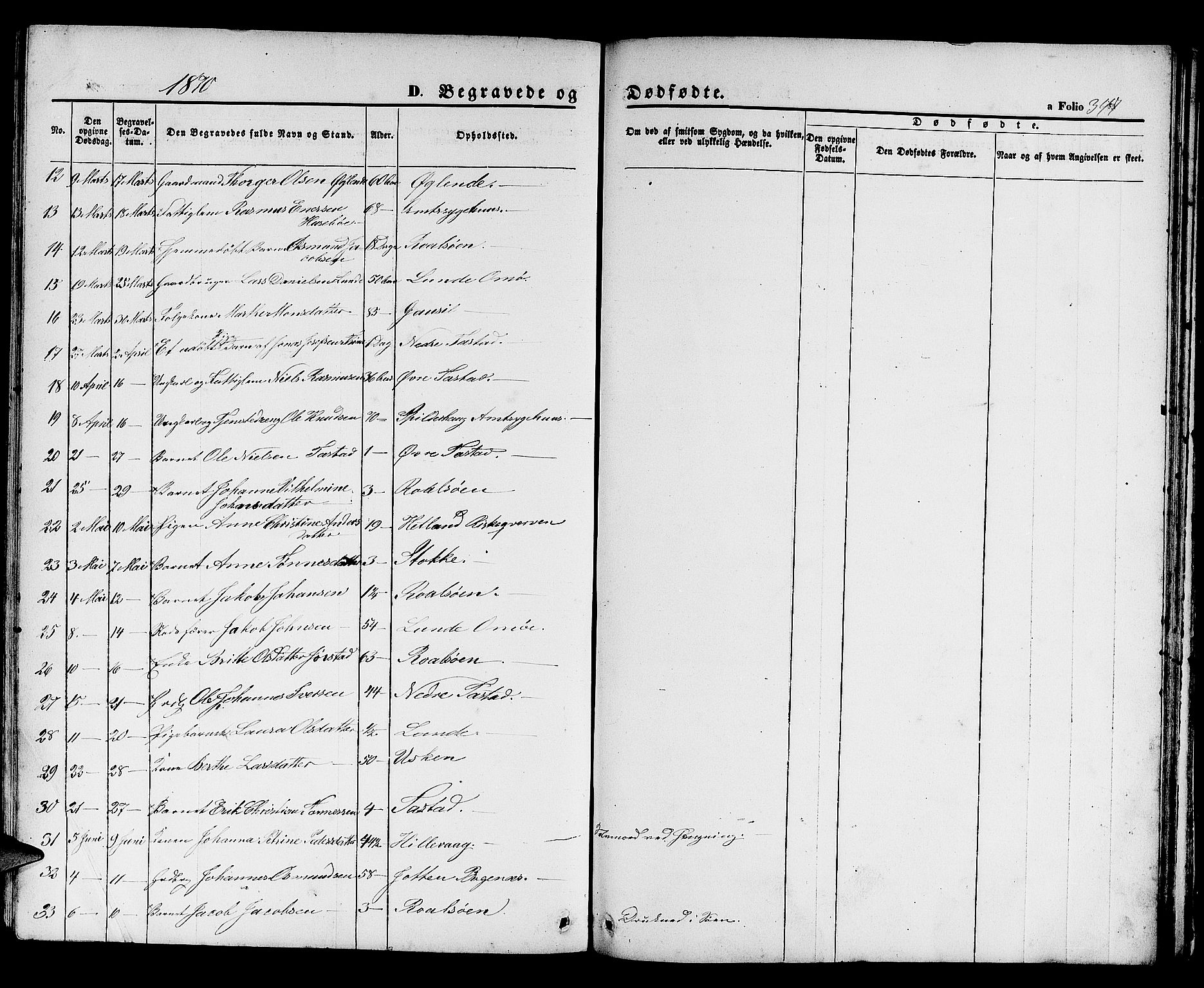 Hetland sokneprestkontor, SAST/A-101826/30/30BB/L0003: Parish register (copy) no. B 3, 1863-1877, p. 347