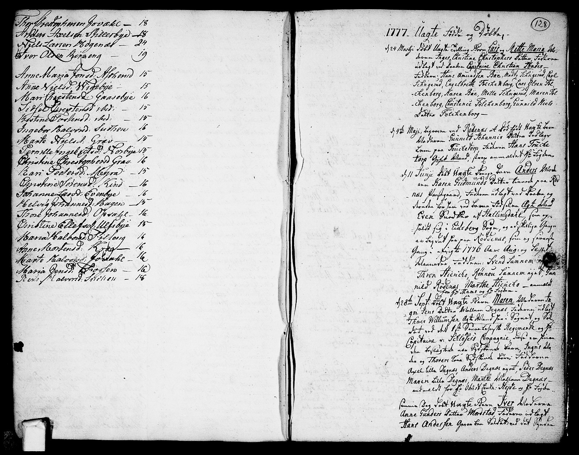 Rødenes prestekontor Kirkebøker, SAO/A-2005/F/Fa/L0003: Parish register (official) no. I 3, 1777-1814, p. 128
