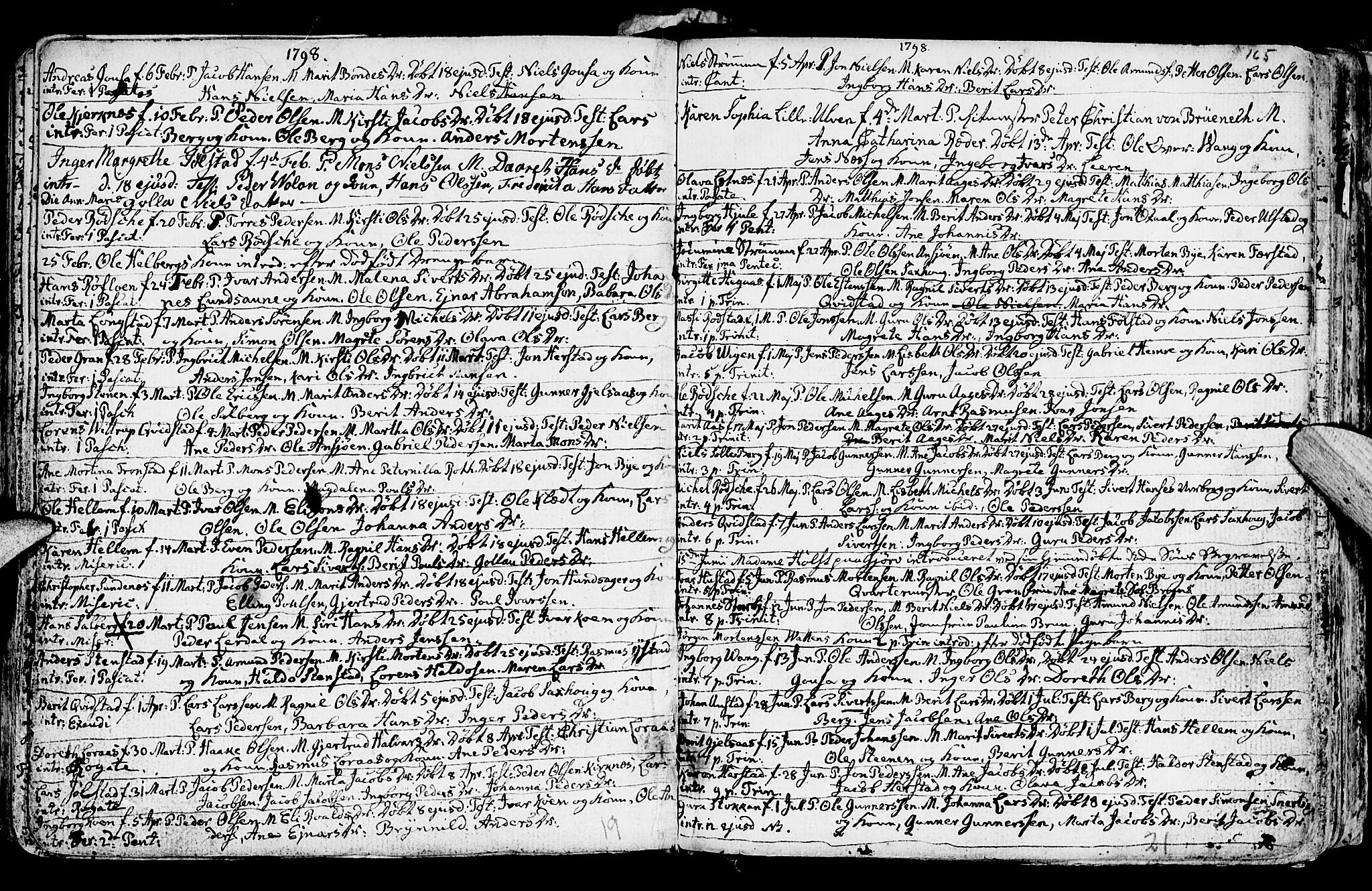 Ministerialprotokoller, klokkerbøker og fødselsregistre - Nord-Trøndelag, SAT/A-1458/730/L0273: Parish register (official) no. 730A02, 1762-1802, p. 165