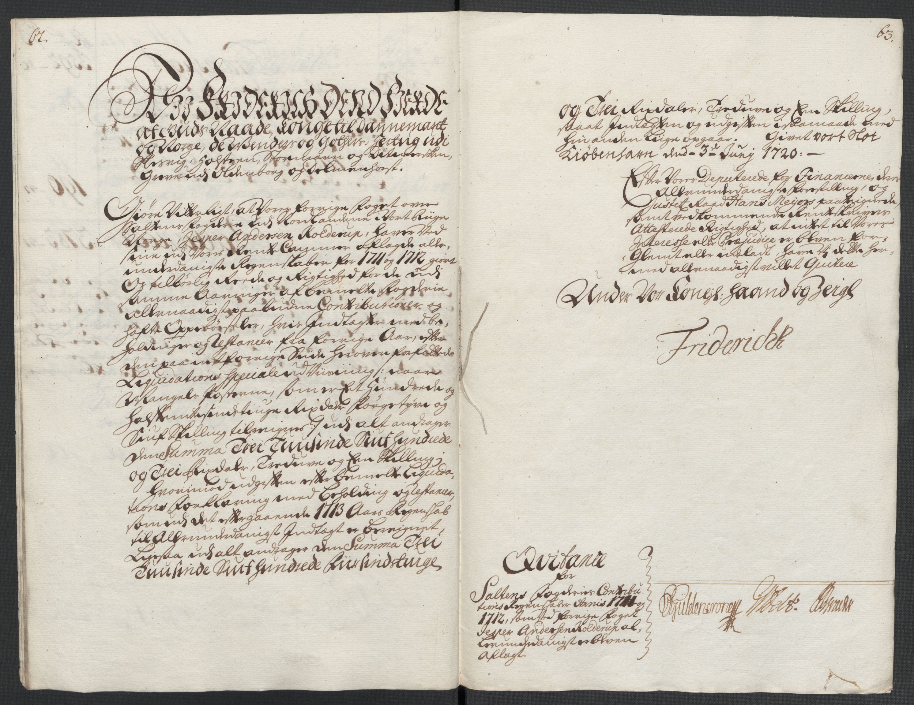 Rentekammeret inntil 1814, Reviderte regnskaper, Fogderegnskap, AV/RA-EA-4092/R66/L4582: Fogderegnskap Salten, 1711-1712, p. 296