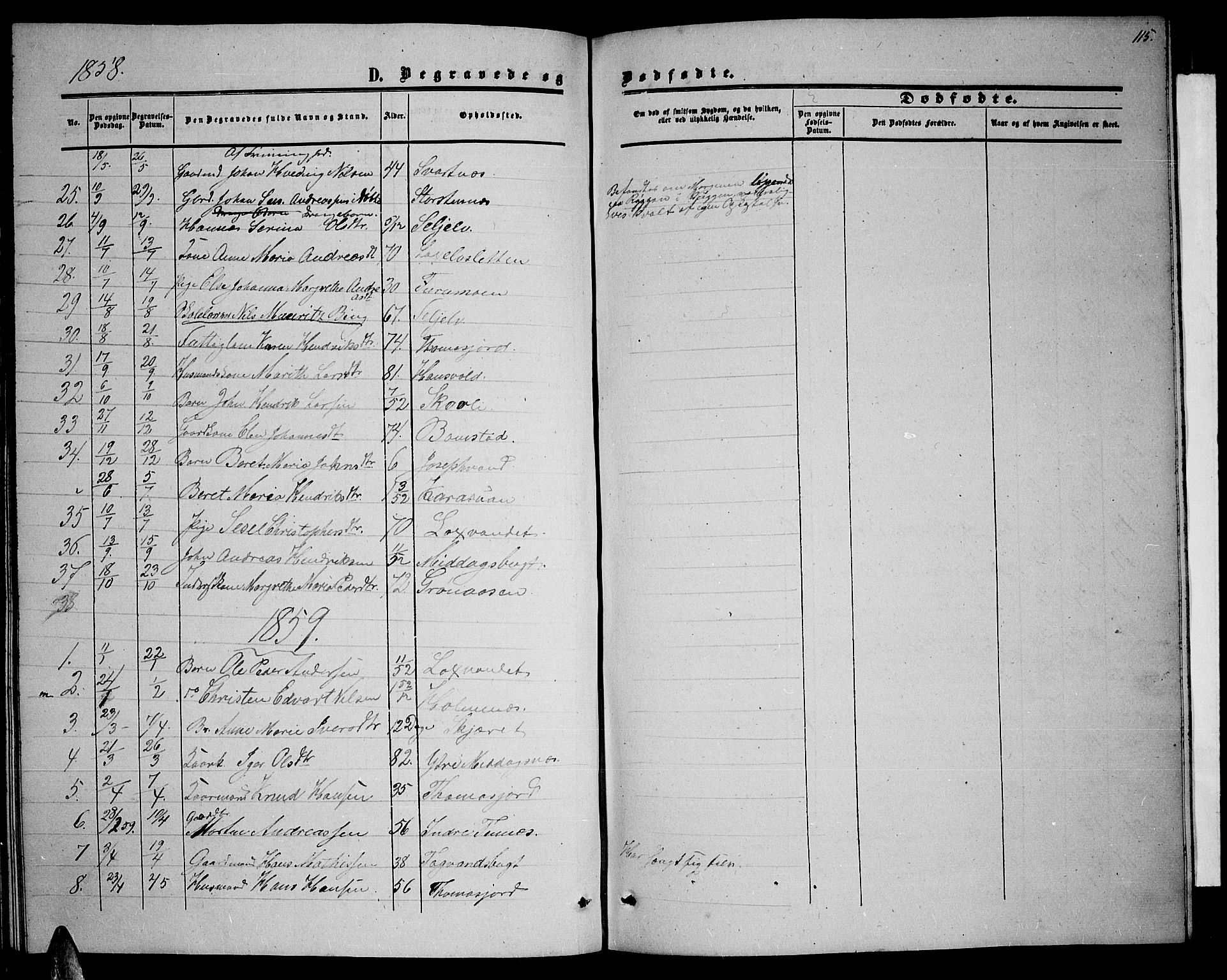 Balsfjord sokneprestembete, SATØ/S-1303/G/Ga/L0005klokker: Parish register (copy) no. 5, 1856-1862, p. 115