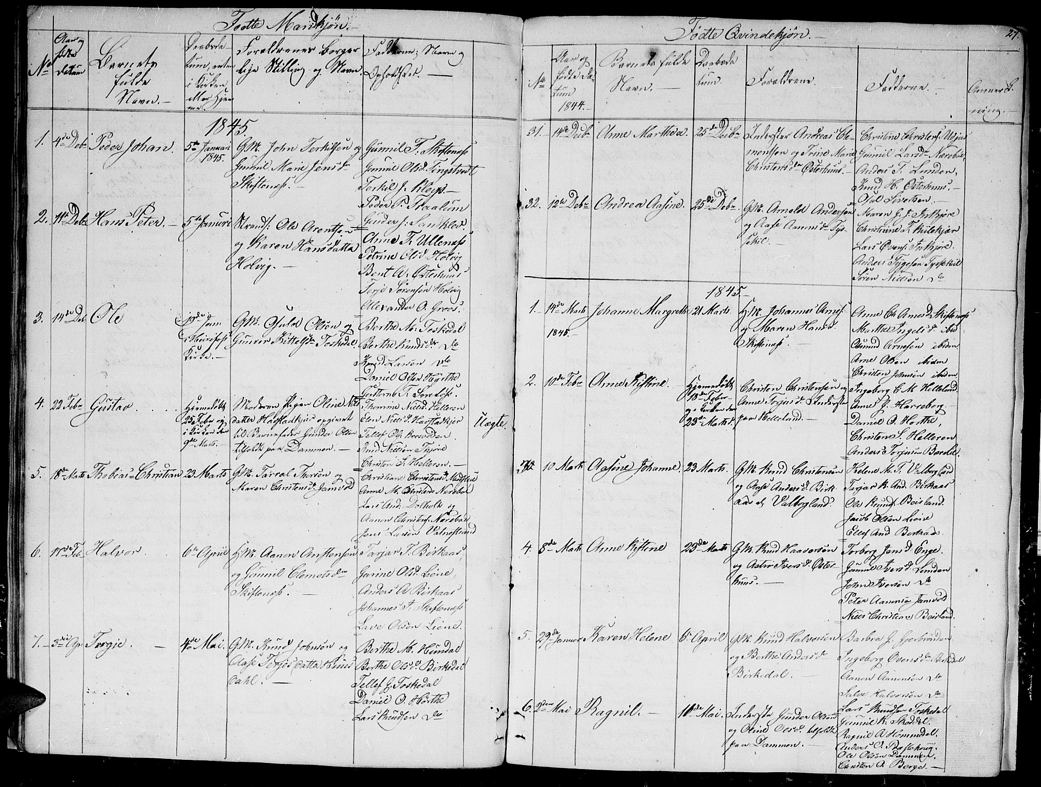 Hommedal sokneprestkontor, AV/SAK-1111-0023/F/Fb/Fbb/L0004: Parish register (copy) no. B 4, 1836-1849, p. 29