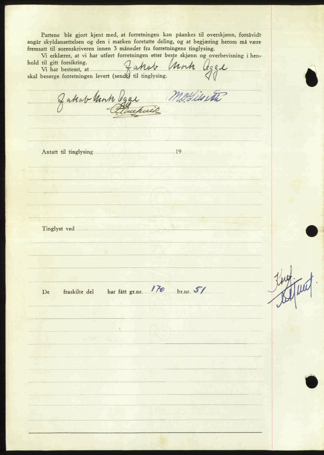 Nordmøre sorenskriveri, AV/SAT-A-4132/1/2/2Ca: Mortgage book no. A114, 1950-1950, Diary no: : 755/1950