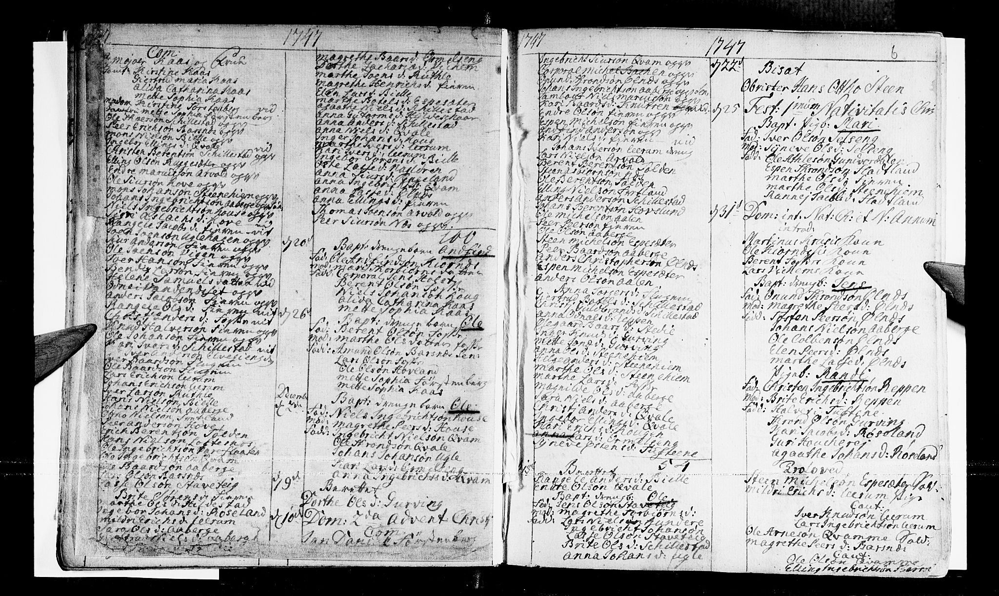 Sogndal sokneprestembete, AV/SAB-A-81301/H/Haa/Haaa/L0003: Parish register (official) no. A 3, 1747-1768, p. 6