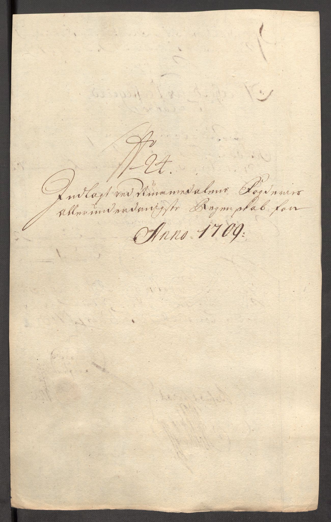 Rentekammeret inntil 1814, Reviderte regnskaper, Fogderegnskap, AV/RA-EA-4092/R64/L4431: Fogderegnskap Namdal, 1709-1710, p. 187