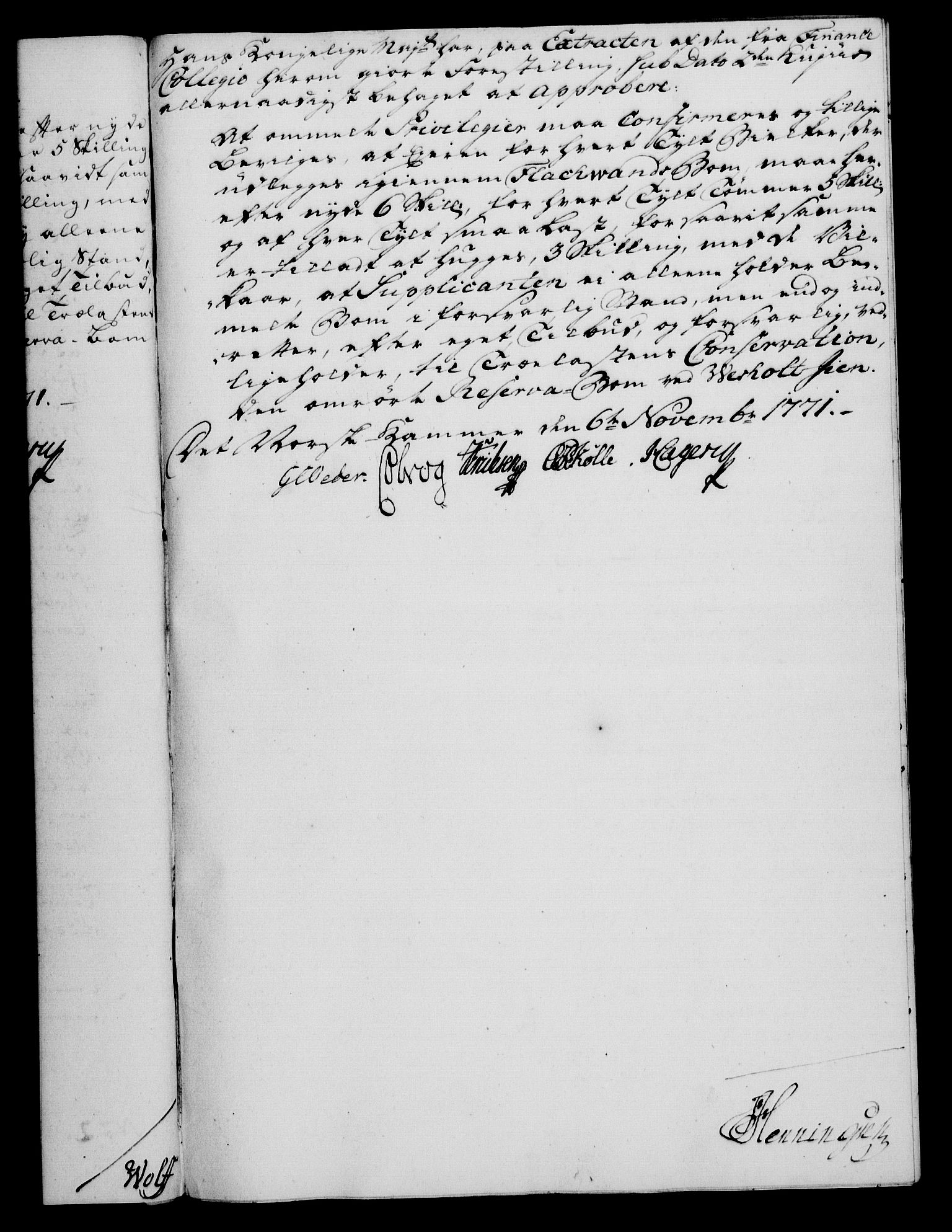 Rentekammeret, Kammerkanselliet, RA/EA-3111/G/Gf/Gfa/L0054: Norsk relasjons- og resolusjonsprotokoll (merket RK 52.54), 1771-1772, p. 172