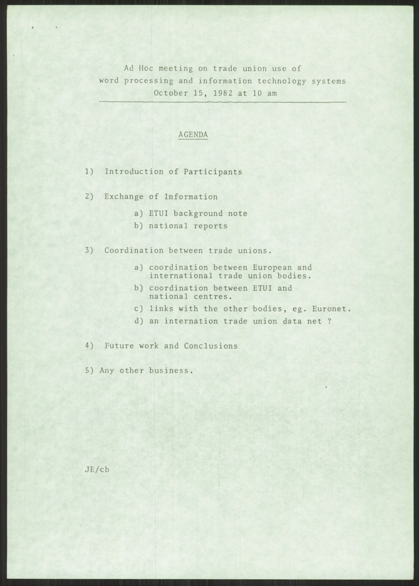 Nygaard, Kristen, AV/RA-PA-1398/F/Fi/L0005: Fagbevegelse, demokrati, Jern- og Metallprosjektet, 1970-2002, p. 7