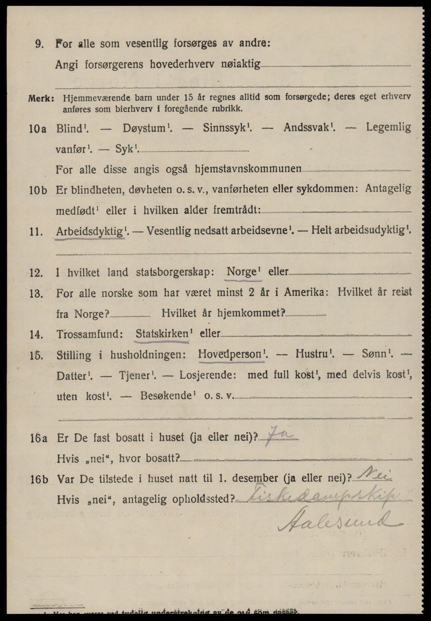 SAT, 1920 census for Haram, 1920, p. 1840