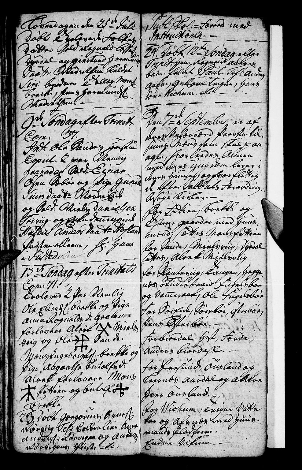 Vik sokneprestembete, SAB/A-81501: Parish register (official) no. A 1 /3, 1727-1740