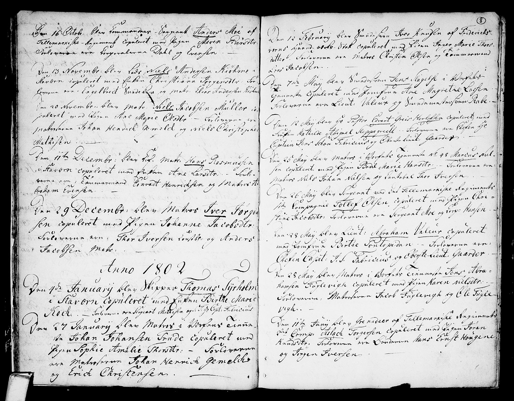 Stavern kirkebøker, AV/SAKO-A-318/F/Fa/L0003: Parish register (official) no. 3, 1783-1809, p. 8