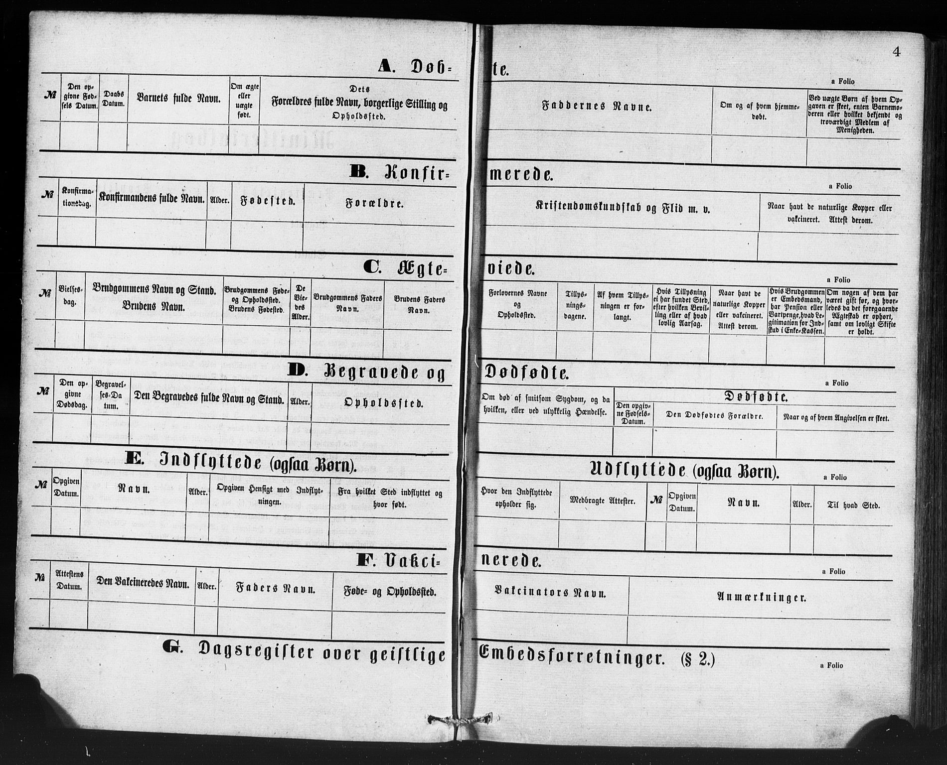 Manger sokneprestembete, AV/SAB-A-76801/H/Haa: Parish register (official) no. A 8, 1871-1880, p. 4