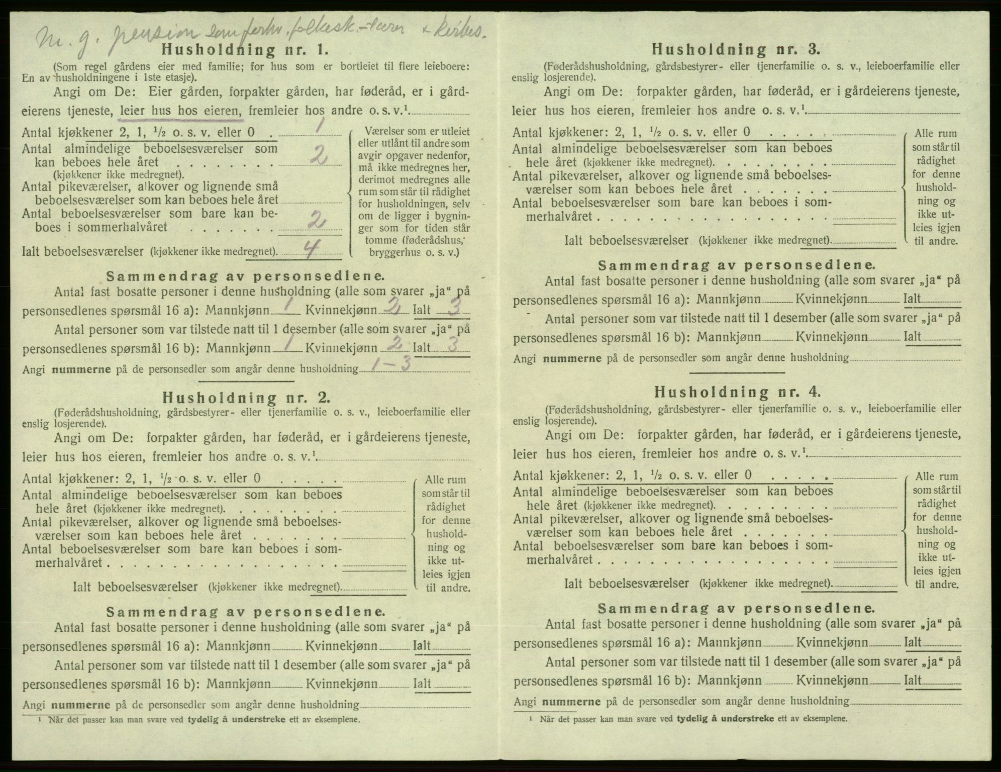 SAB, 1920 census for Sveio, 1920, p. 113