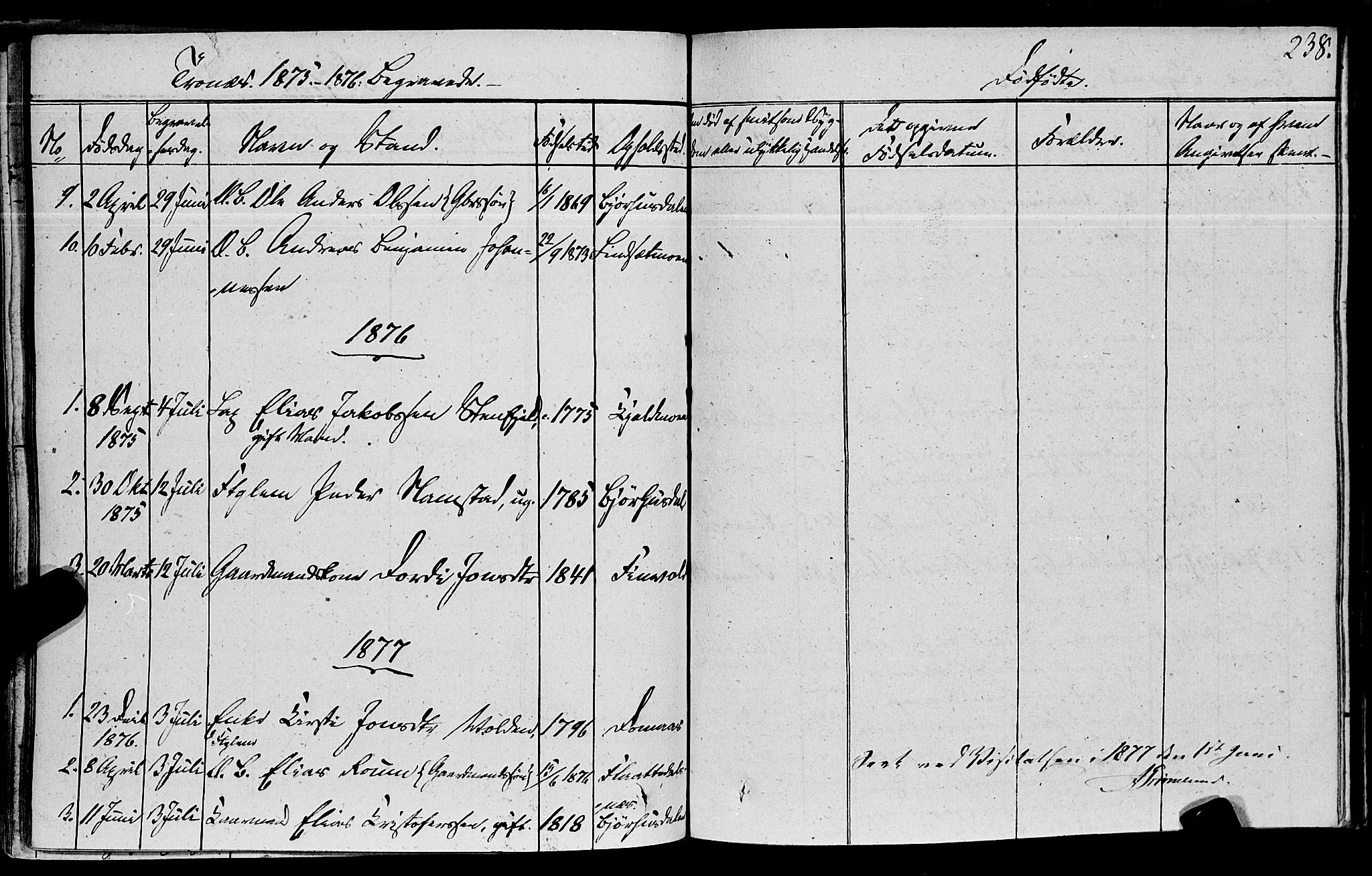 Ministerialprotokoller, klokkerbøker og fødselsregistre - Nord-Trøndelag, SAT/A-1458/762/L0538: Parish register (official) no. 762A02 /2, 1833-1879, p. 238