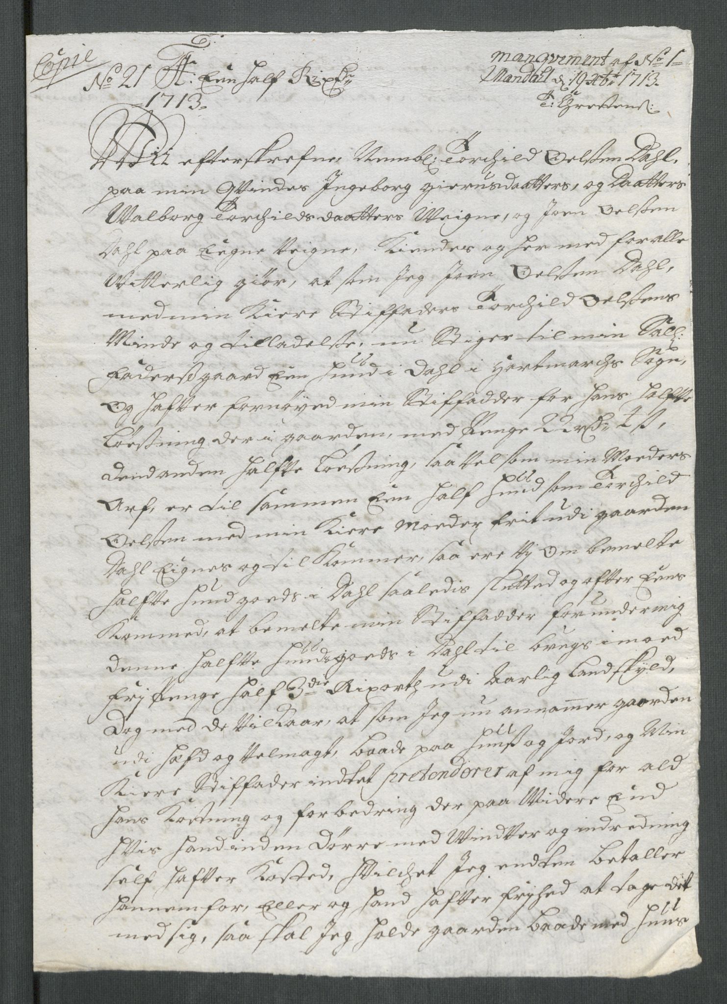 Rentekammeret inntil 1814, Reviderte regnskaper, Fogderegnskap, AV/RA-EA-4092/R43/L2561: Fogderegnskap Lista og Mandal, 1717, p. 462