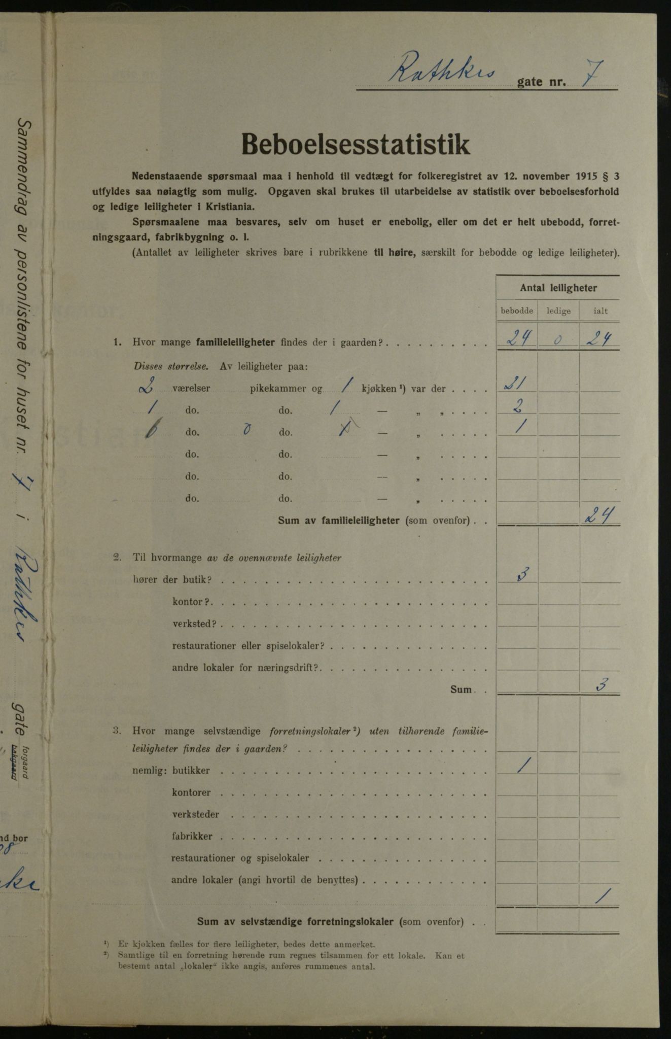 OBA, Municipal Census 1923 for Kristiania, 1923, p. 90900